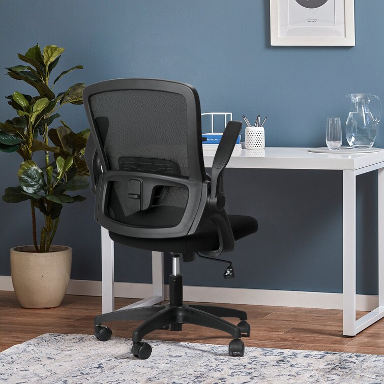 Ergonomic Mesh Computer Desk Chair with Lumbar Support Armrest Executive Rolling Swivel Adjustable Mid Back Office Chair