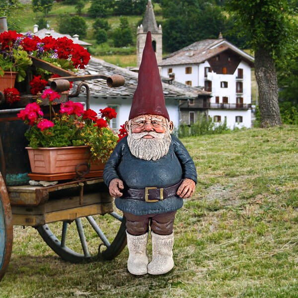 Fabulous bubbly character Garden Gnome great new addition to your back garden. 