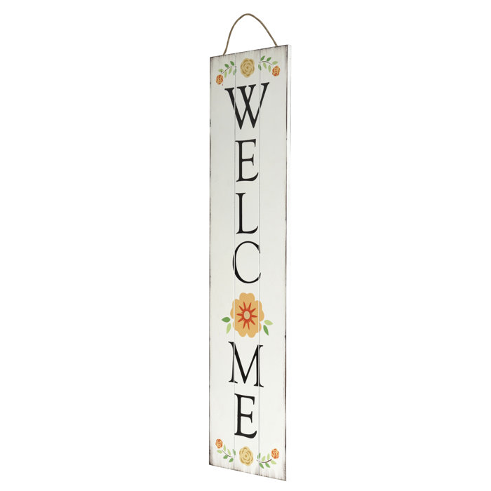 Rosalind Wheeler Spring Reversible Porch Sign Wall Décor & Reviews ...