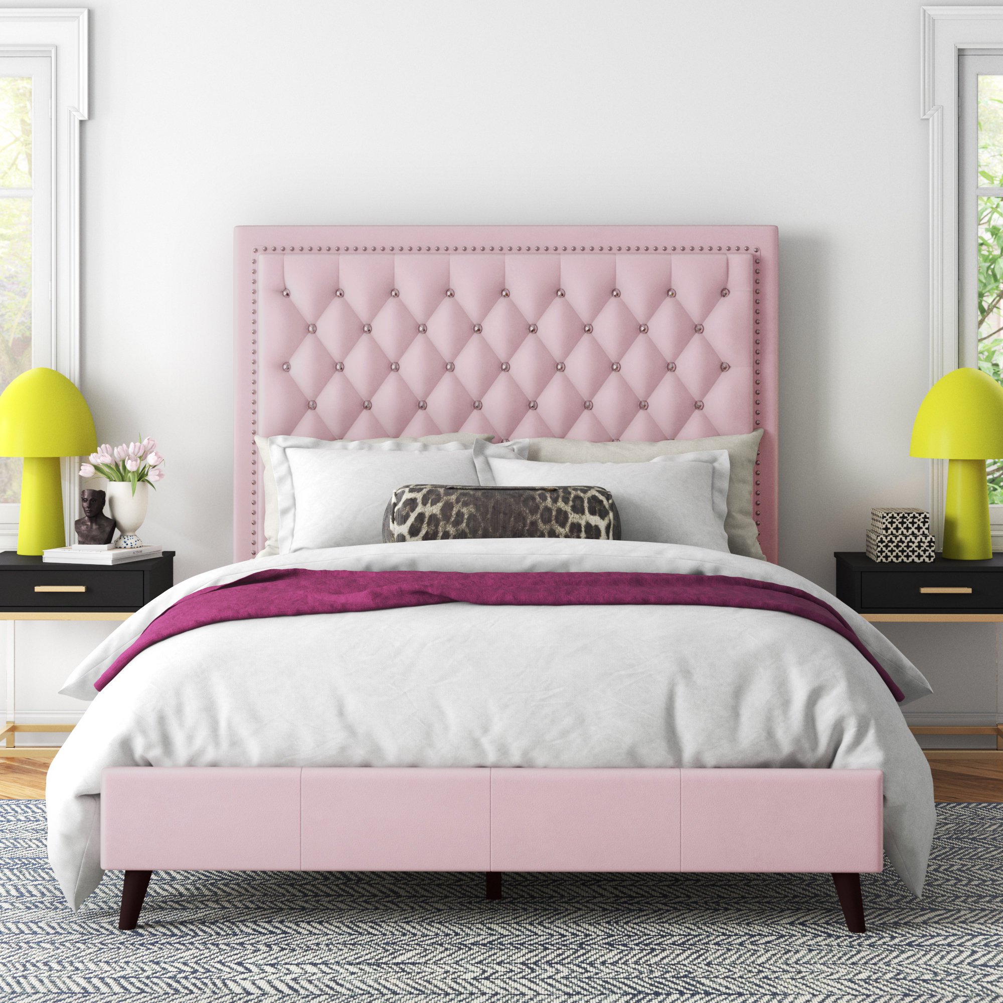 Etta Avenue™ Janiya Upholstered Bed & Reviews Wayfair