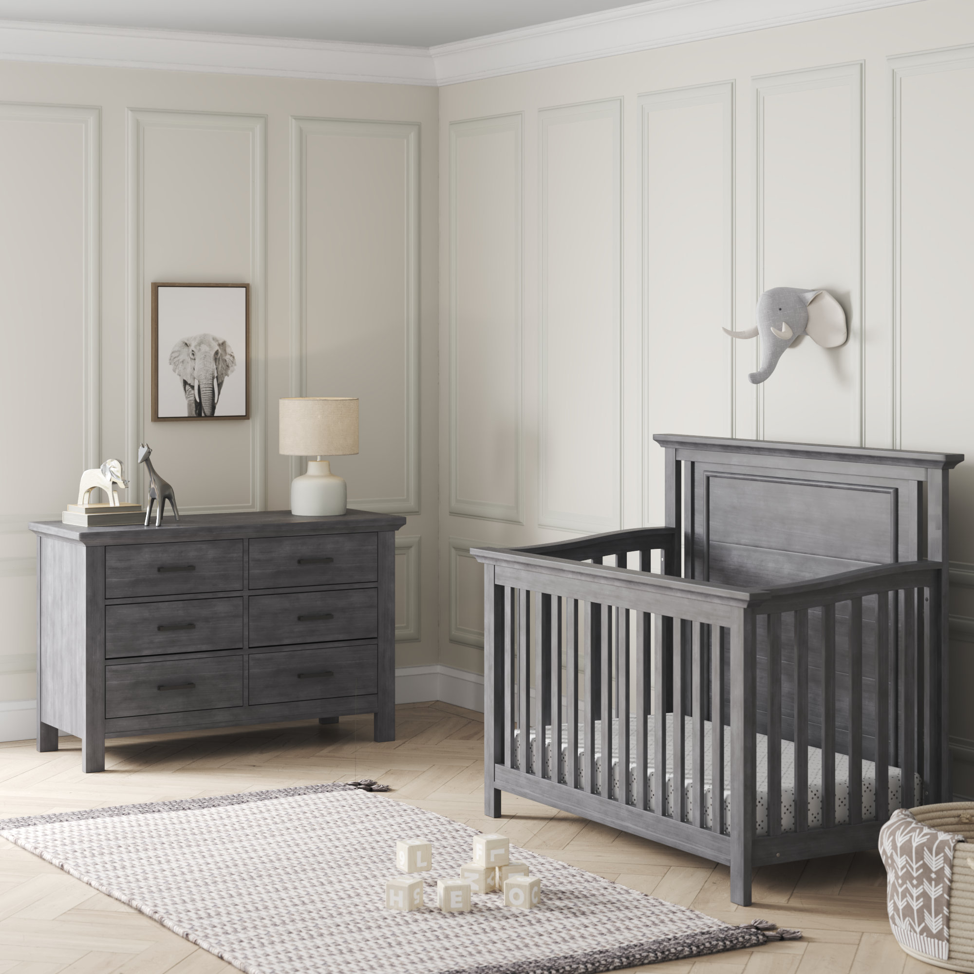 Greyleigh™ Baby & Kids Adame Convertible Standard Nursery Furniture Set