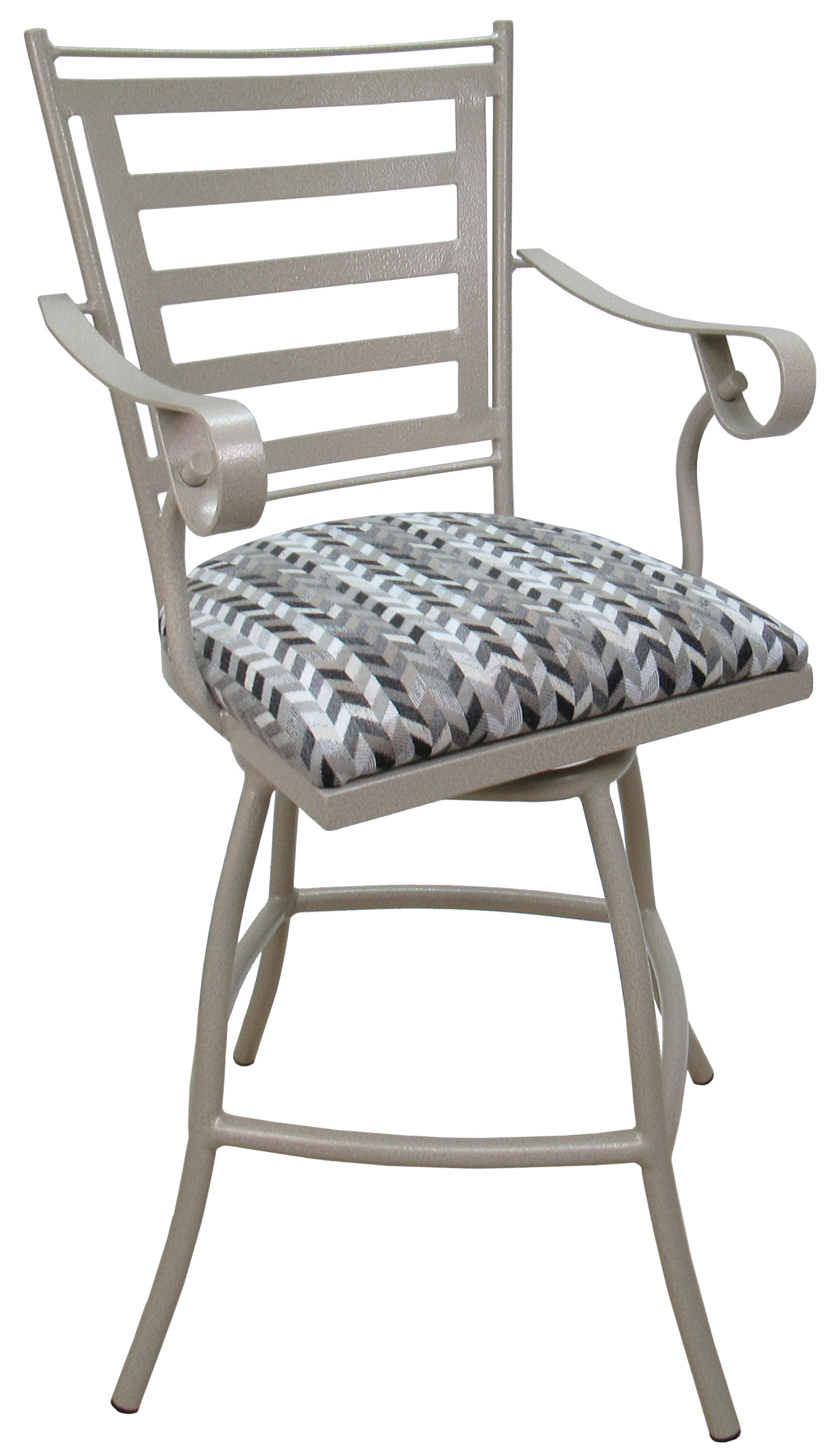 One Allium Way® Patio Bar Stool with Cushion Wayfair