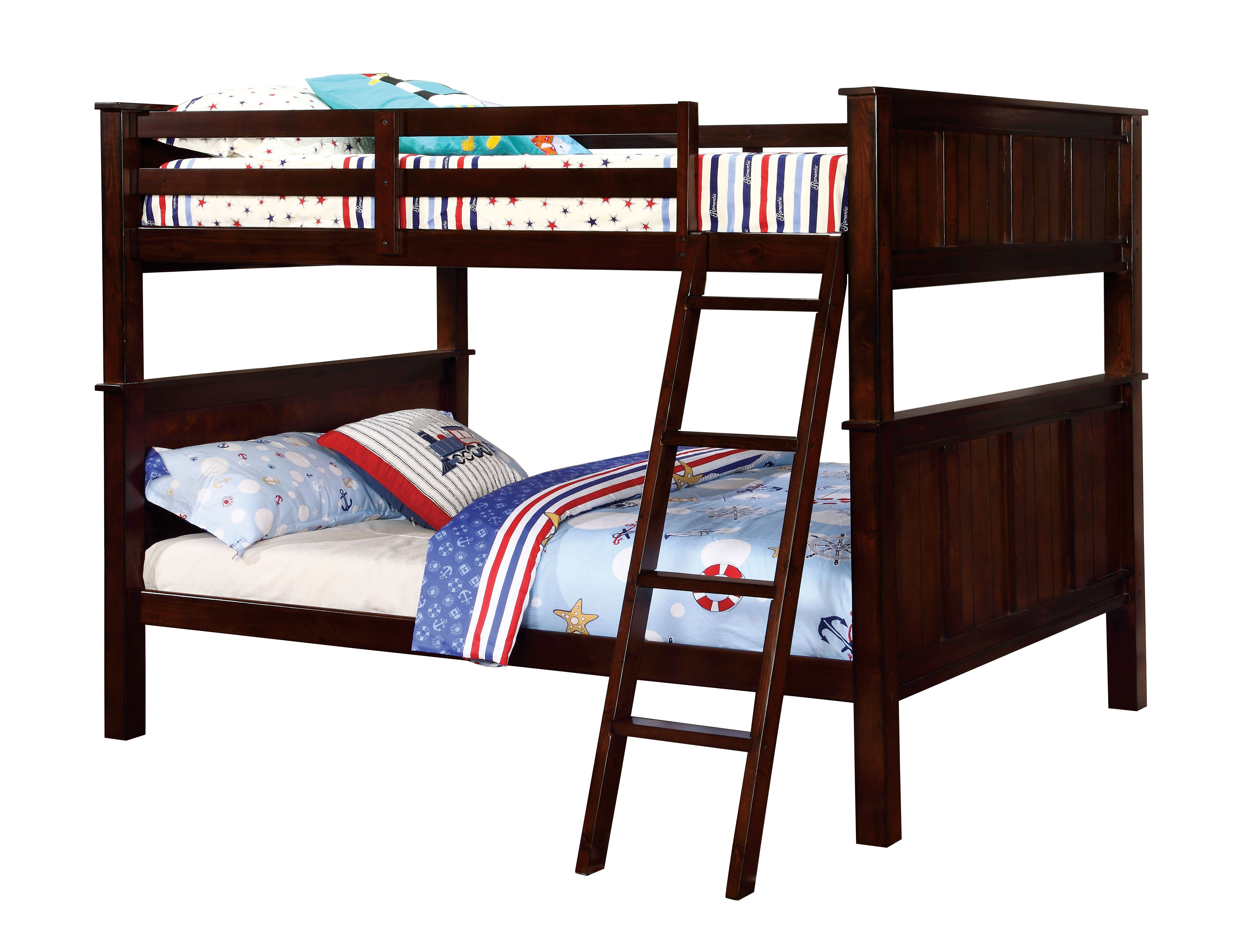Harriet Bee Polli Full Over Full Solid Wood Standard Bunk Bed by
