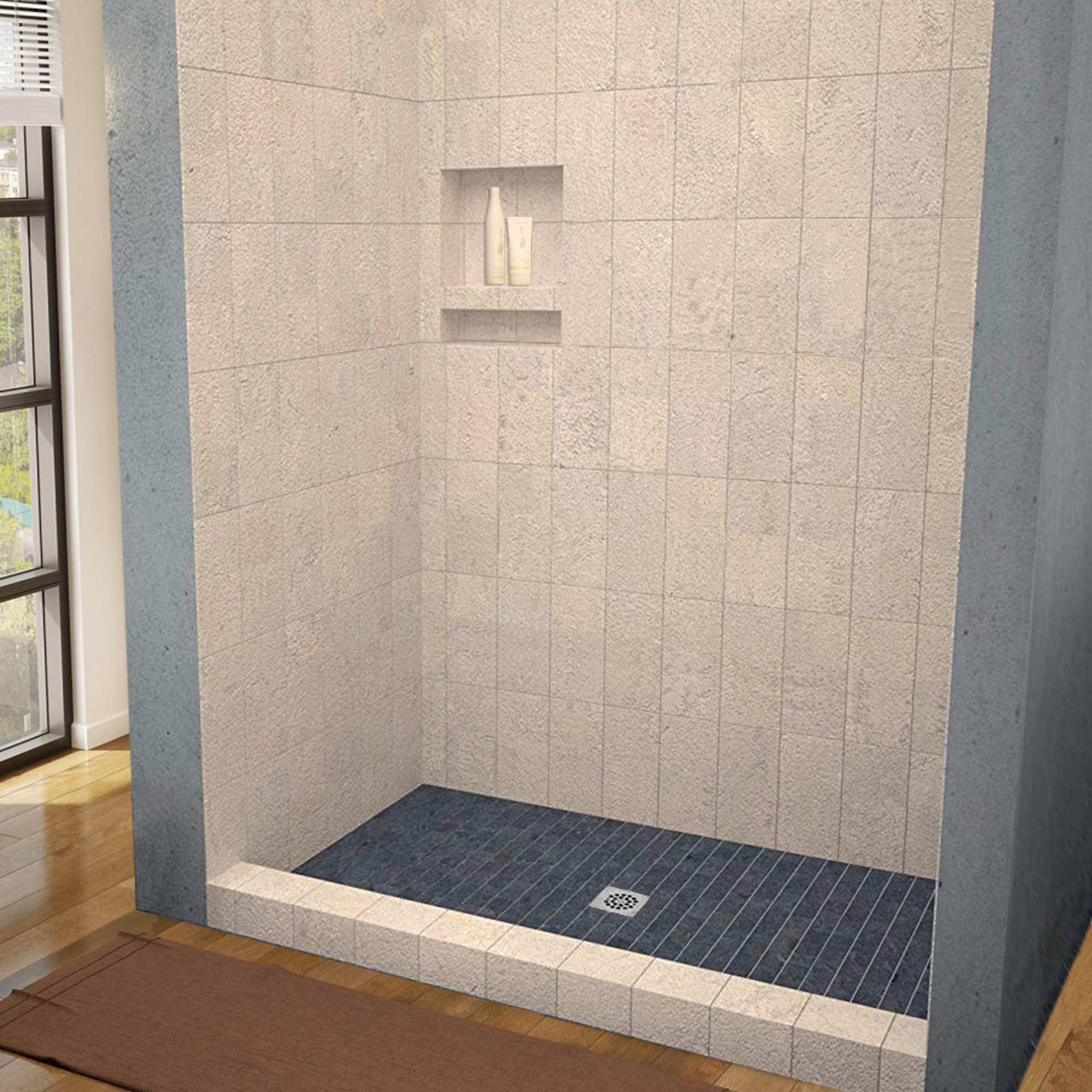 WoodBridge 48 X 30 Shower Base Wayfair
