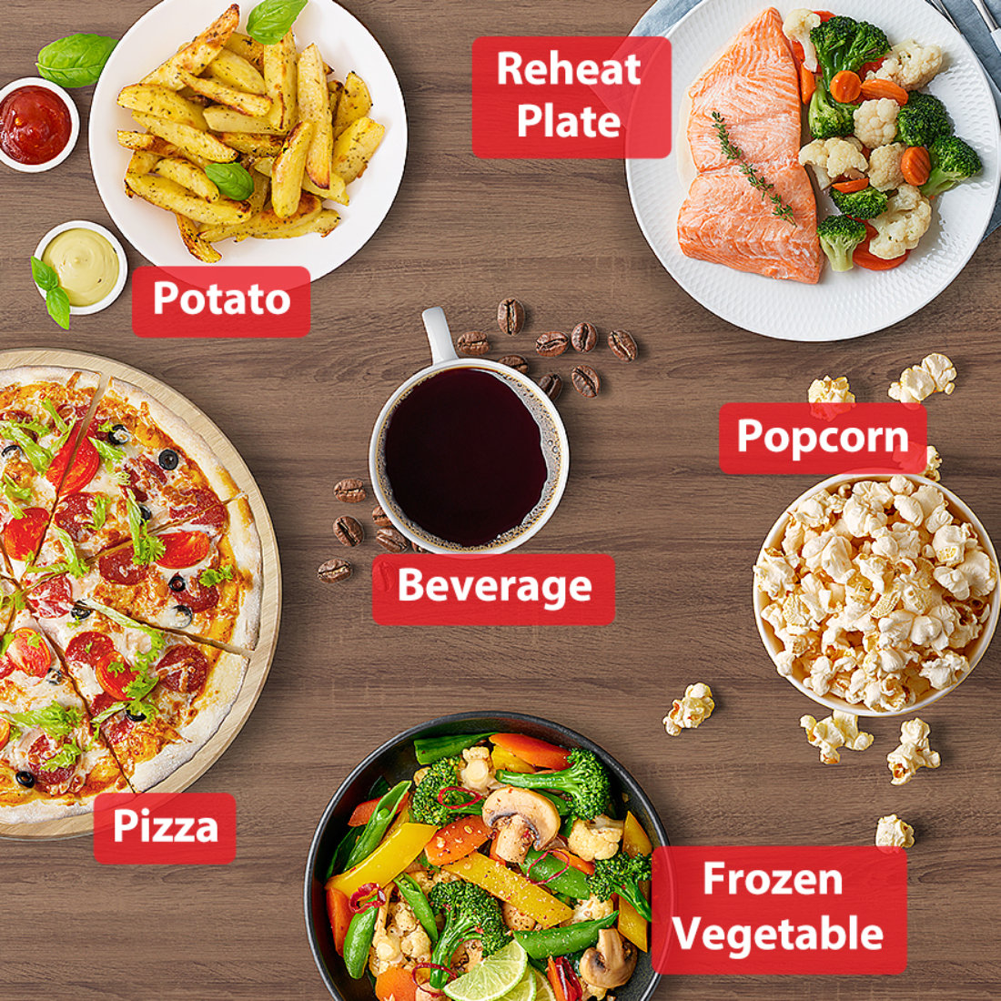 TOSHIBA Countertop Microwave Oven, 0.9 Cu Ft With 10.6 Inch Removable