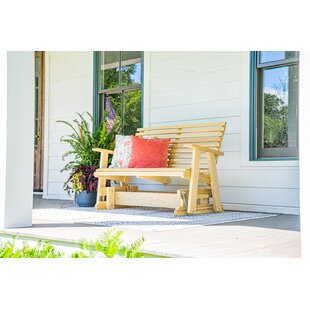 Details about   Jack Post Glider Outdoor Wood Bench Patio Rocker Chair Seat Tray Porch Furniture 