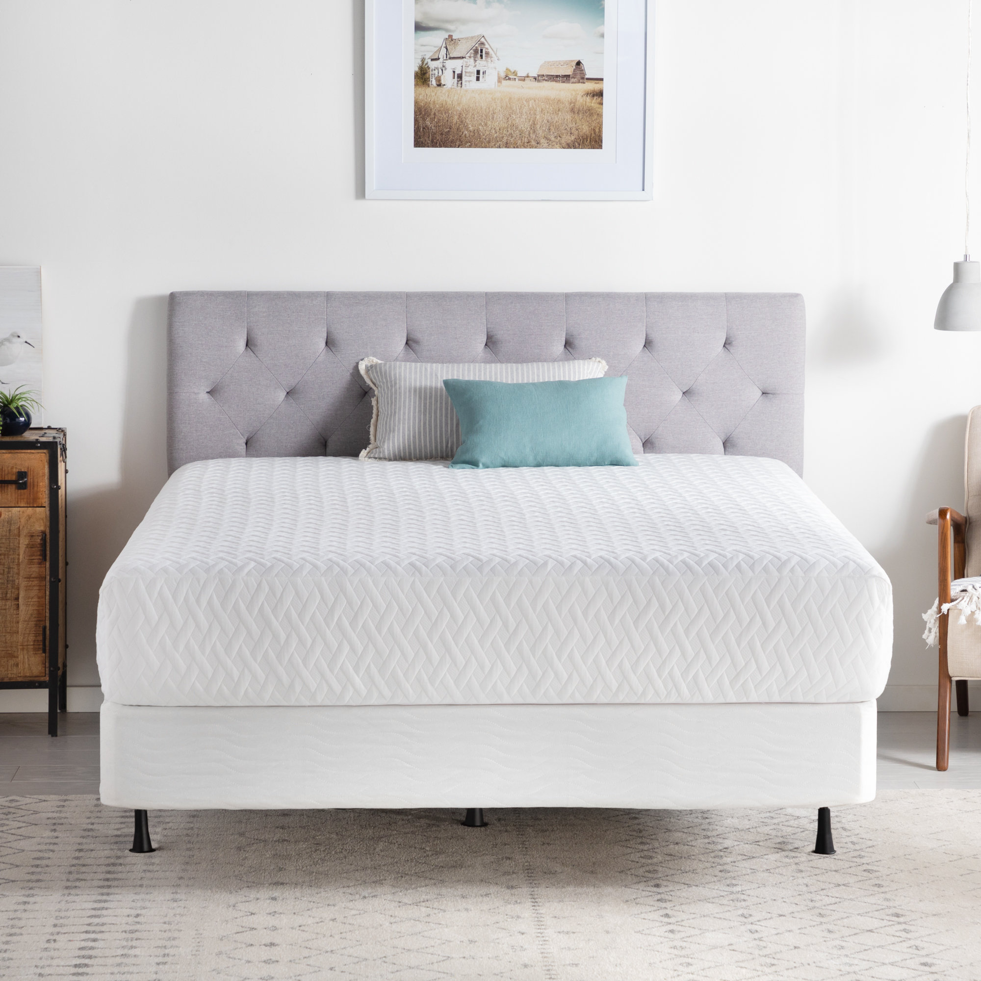 Alwyn Home Lizeth California King 8'' Steel Bed Frame & Reviews