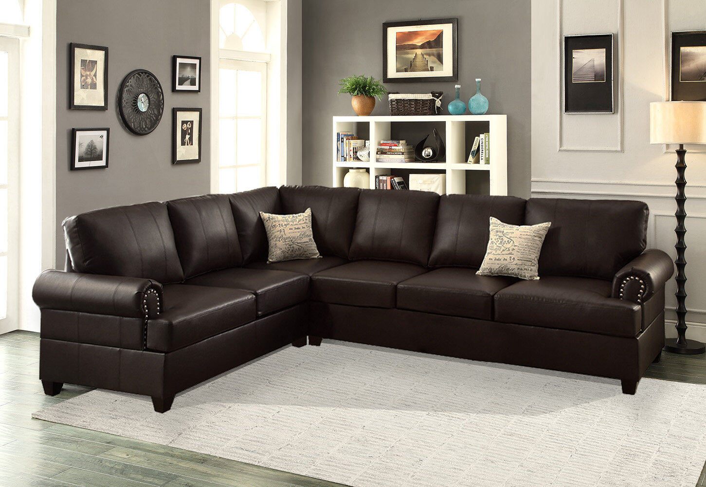 Madhav 114″ Wide Reversible Sectional