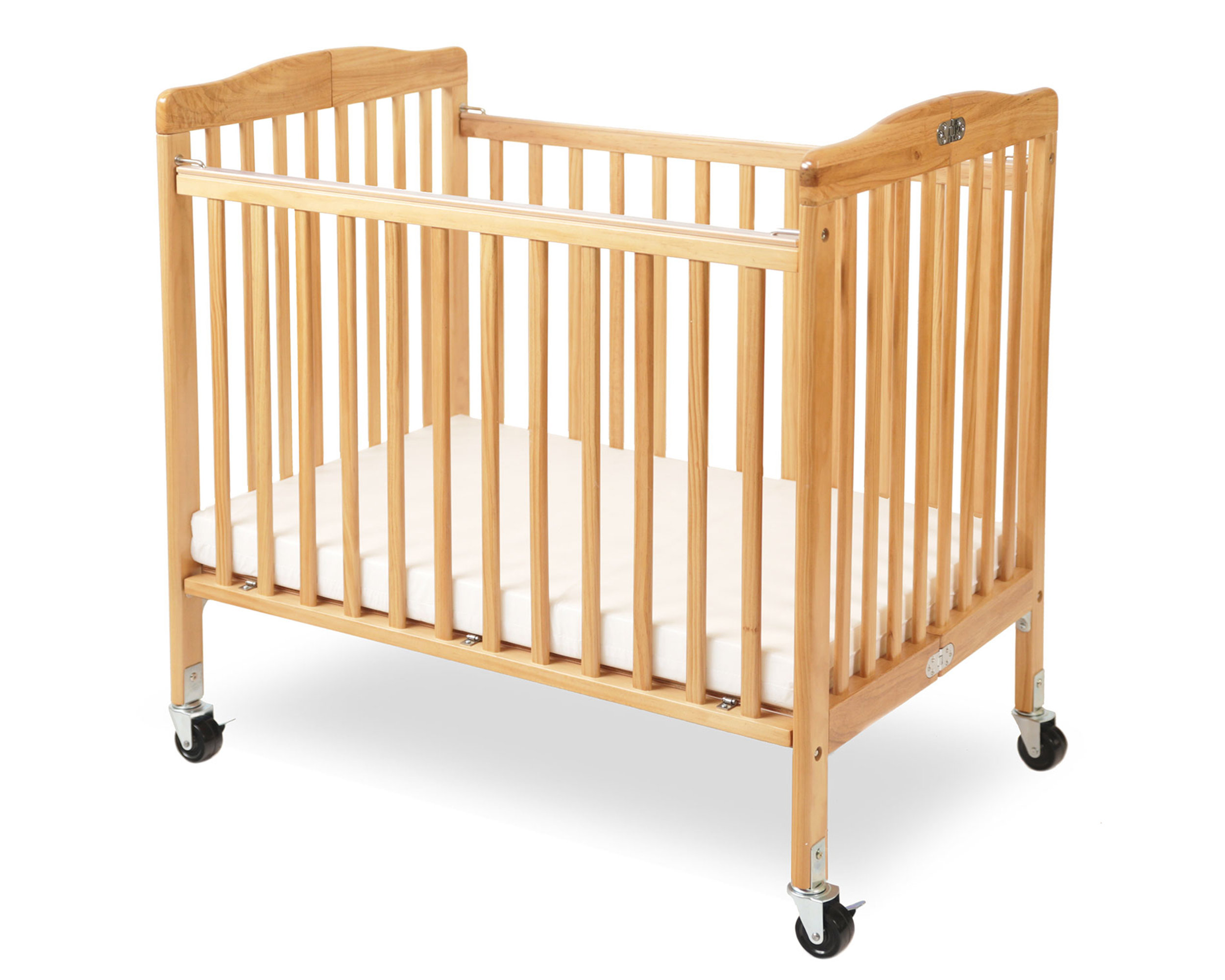 Harriet Bee Dang Portable Crib with Mattress & Reviews Wayfair