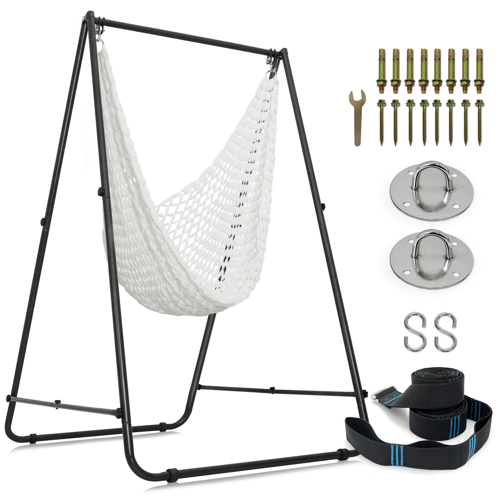 Arlmont & Co. Kwinn Steel Hammock Chair Stand Wayfair