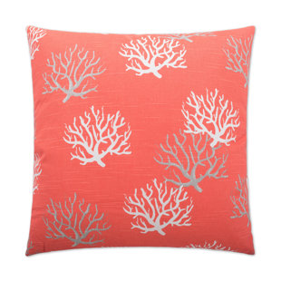 salmon colored outdoor pillows