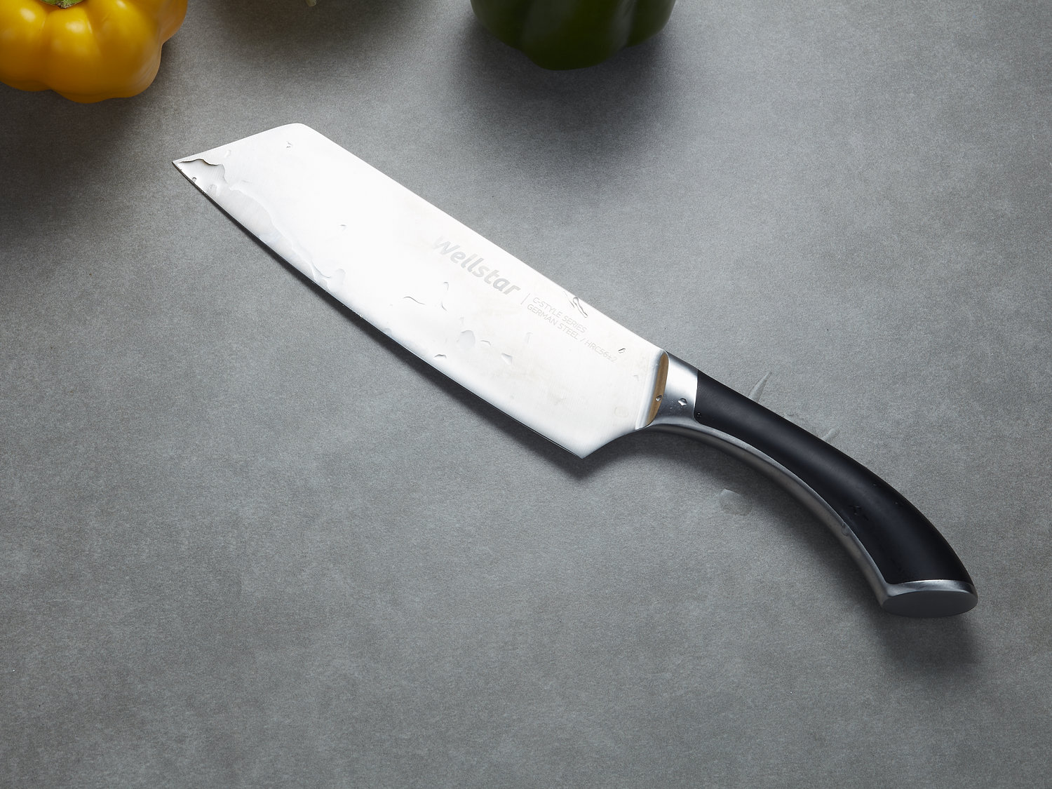 WELLSTAR Kiritsuke Knife, Nakiri Vegetable Cleaver Kitchen Knife