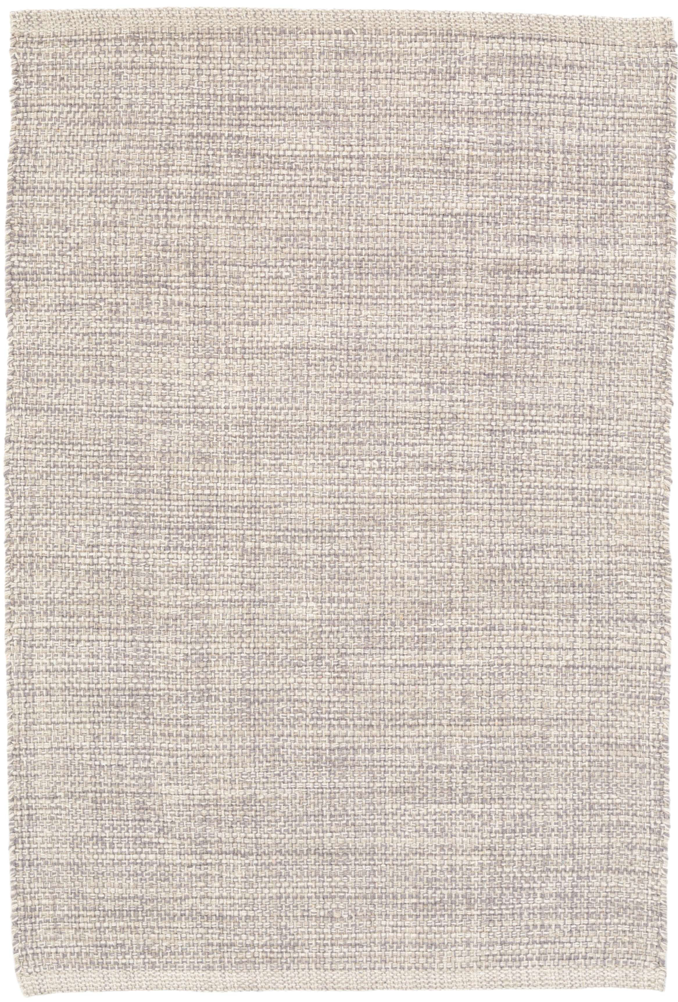 Dash and Albert Rugs Marled Handmade Flatweave Cotton Gray/Ivory Rug