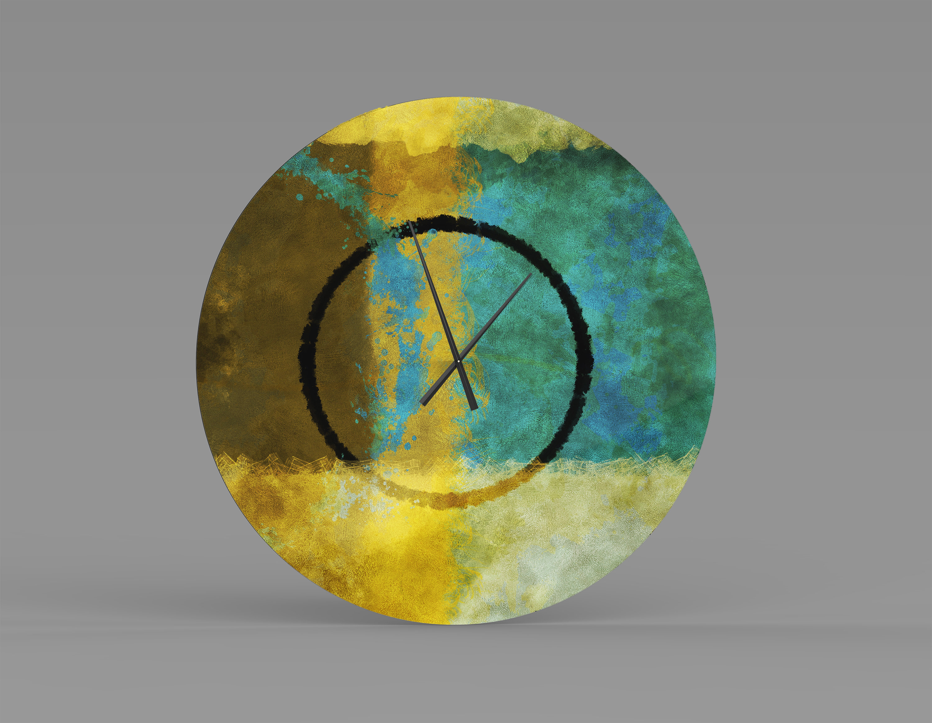 Orren Ellis Canion Metal Wall Clock Wayfair