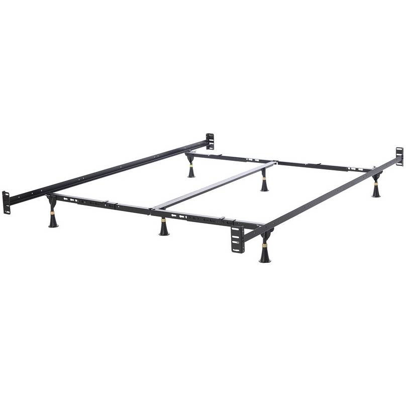 Alwyn Home California King Heavy Duty Metal Bed Frame With Headboard Footboard Brackets Wayfair