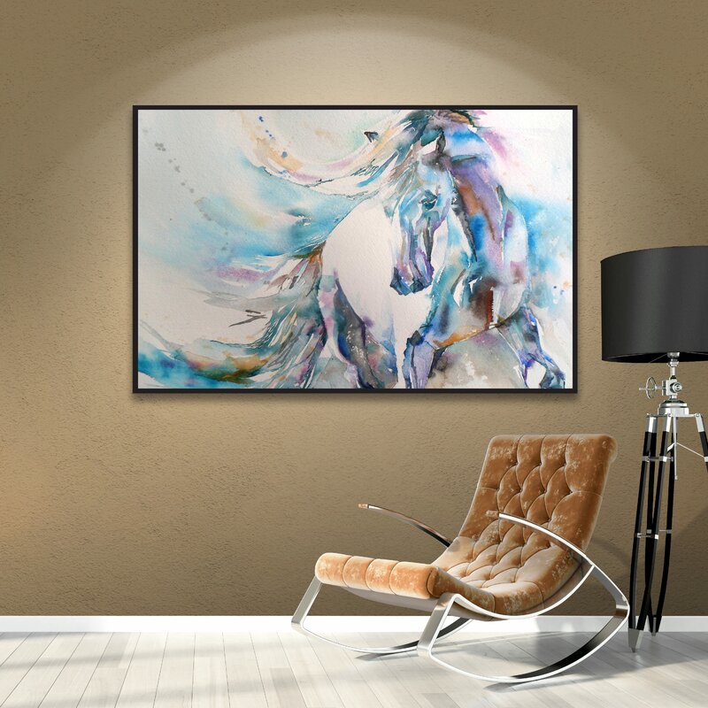Wade Logan® Horse 9 by Liz Chaderton - Print on Canvas & Reviews | Wayfair