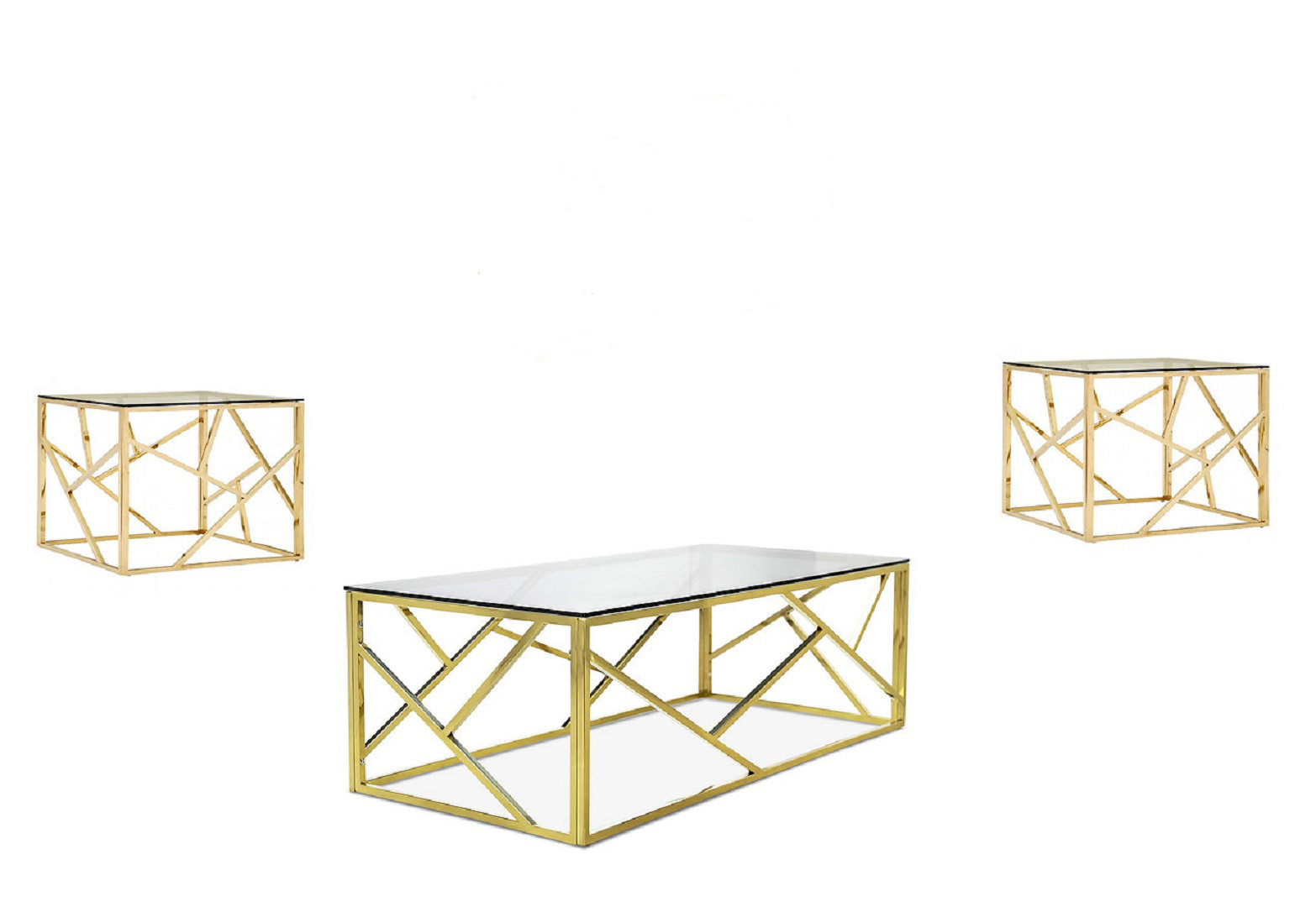 Comfort Design Mats 3 Piece Coffee Table Set Wayfair