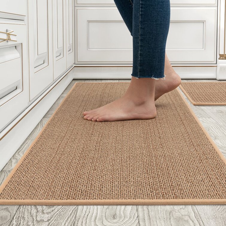 New Small  Large Flat weave Anti Slip kitchen Rug Hall Runner Indoor outdoor Rug 