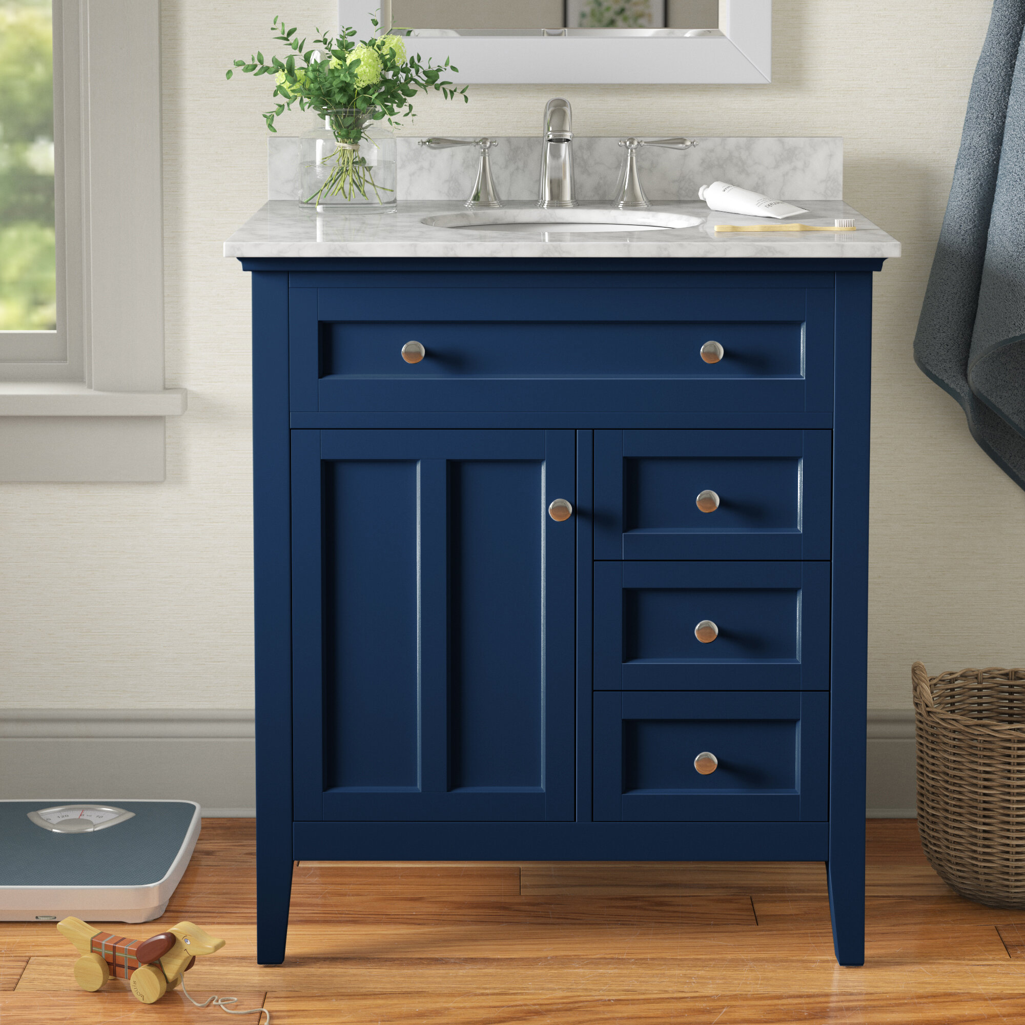 Andover Mills™ Waut 32'' Free-standing Single Bathroom Vanity with ...