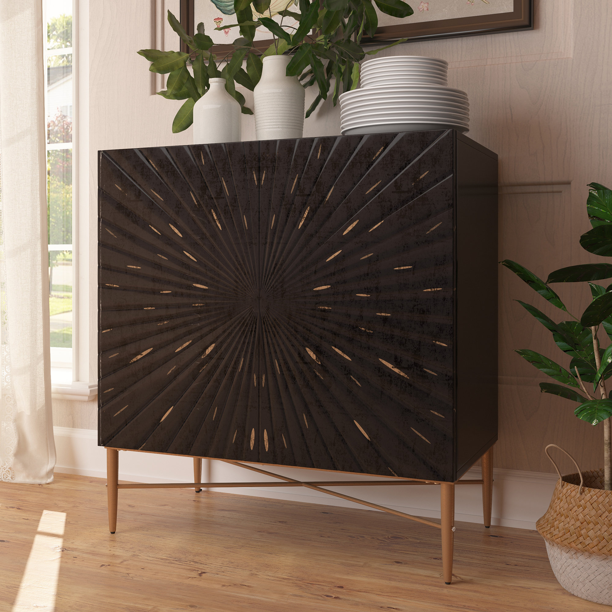 Mercer41 Jussi Iron Square Accent Wayfair Canada