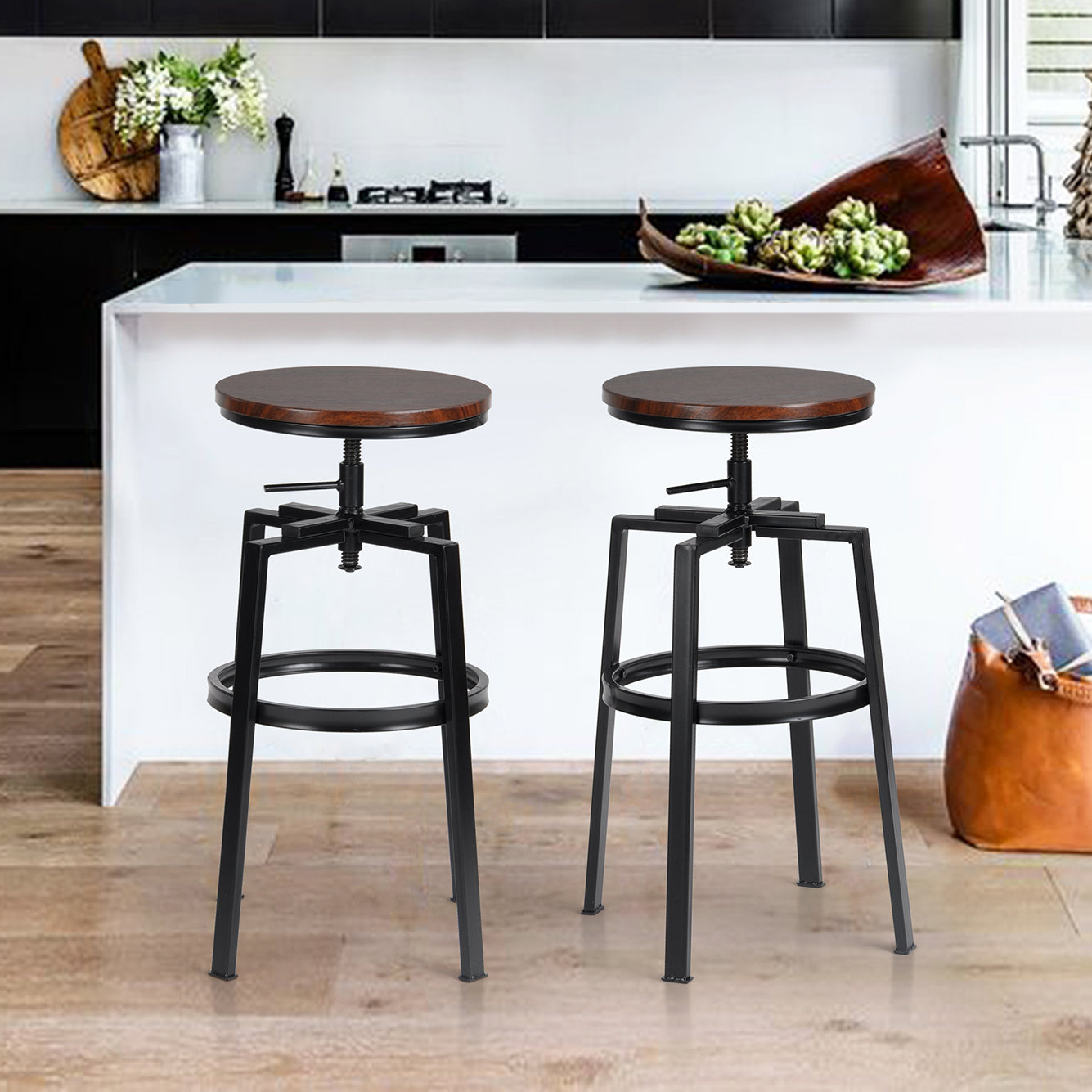 Williston Tadcaster Swivel Adjustable Height Bar Stool & Reviews