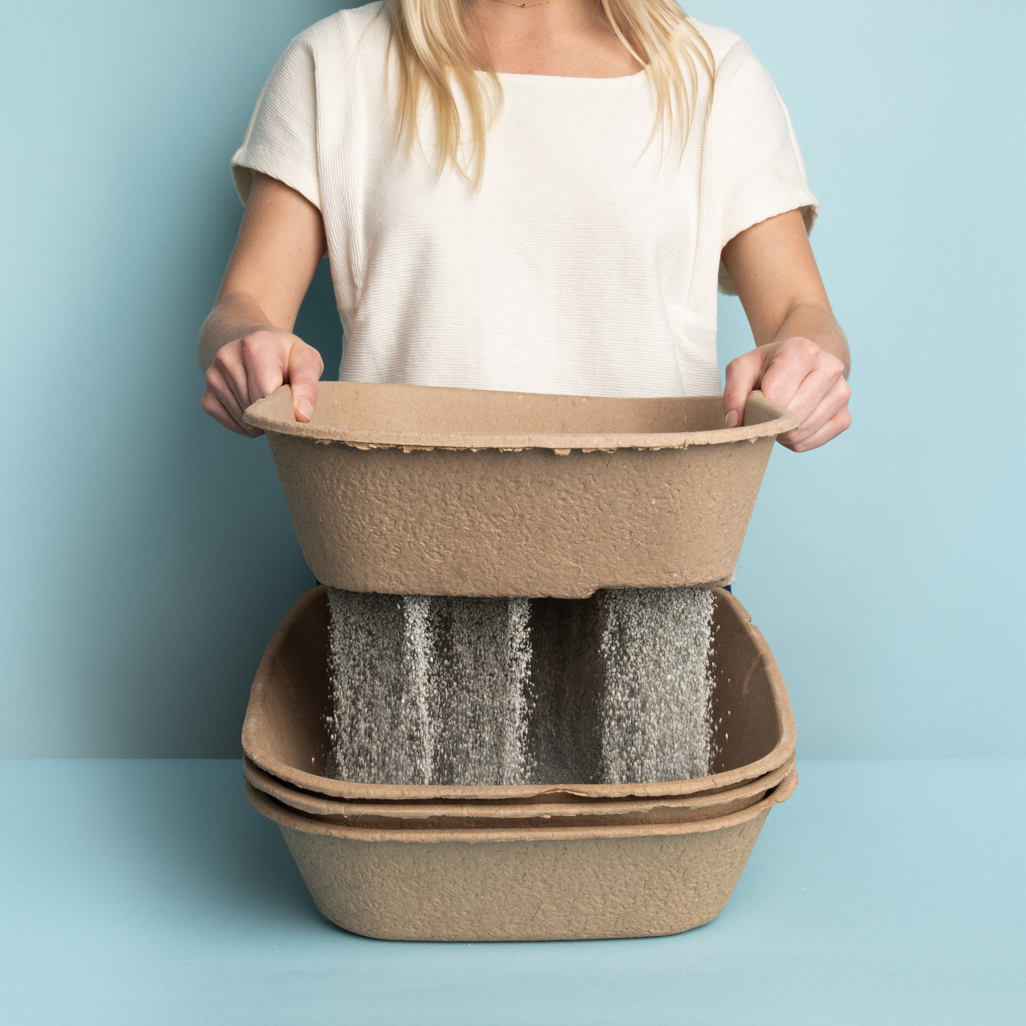 Kitty Sift EcoFriendly Disposable Sifting Litter Box Kit, Jumbo Wayfair