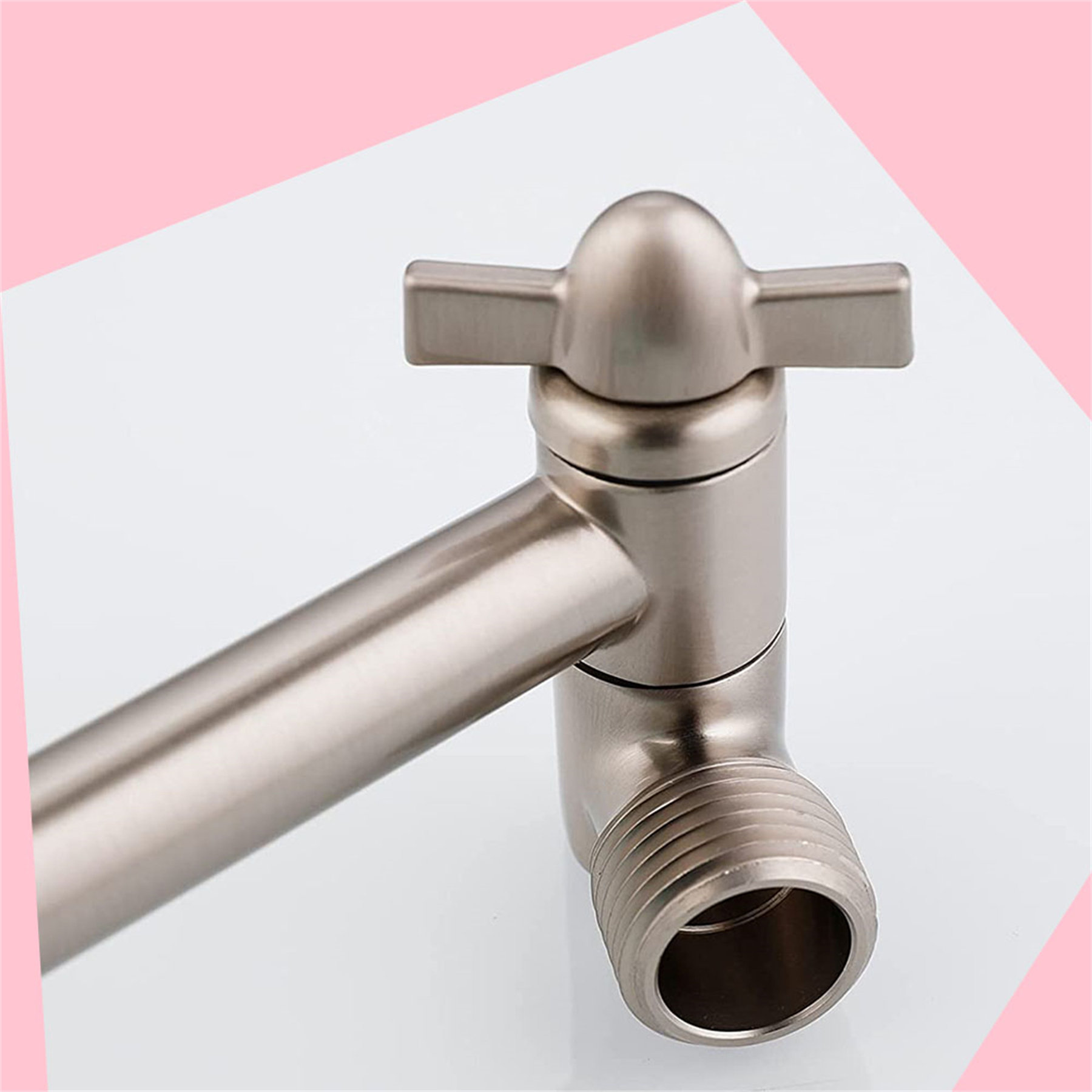 OSP Mana Shower Head Extender, Adjustable Shower Head Extension