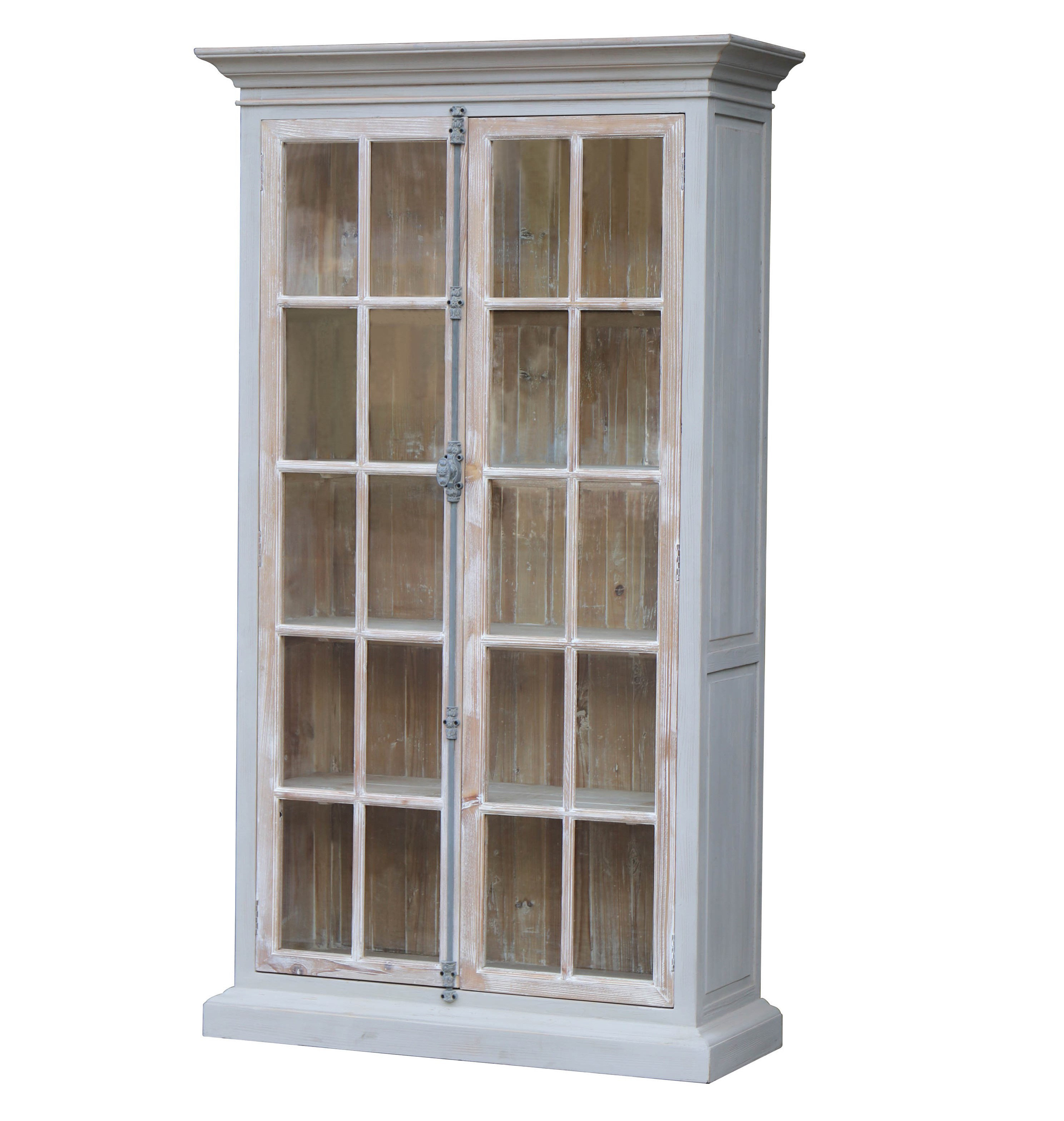 GalleryClassicsInc Mons Vitrine 85'' H x 48'' W Solid Wood Standard Bookcase Wayfair