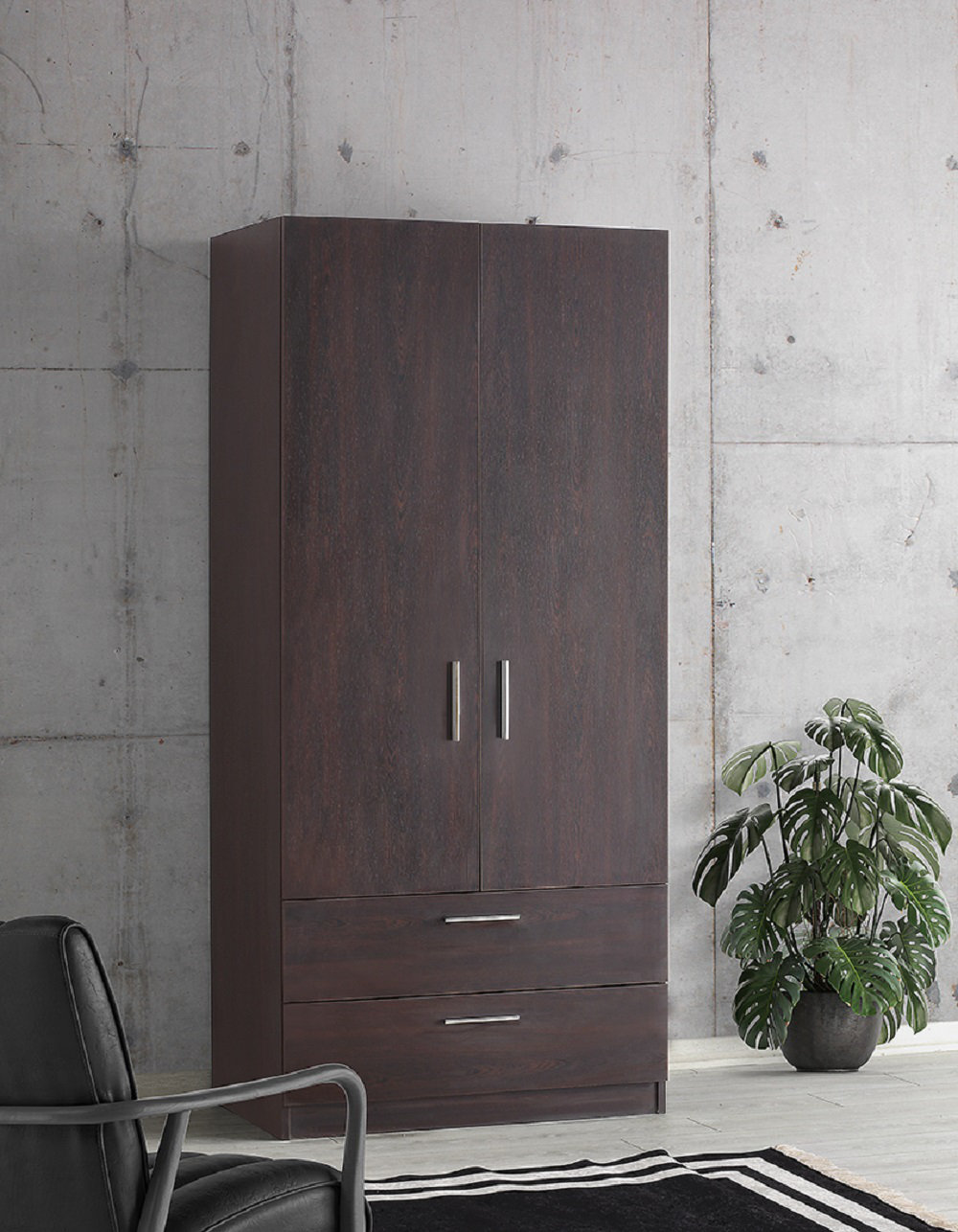 Latitude Run® Kaitlon Manufactured Wood Armoire Wayfair Canada