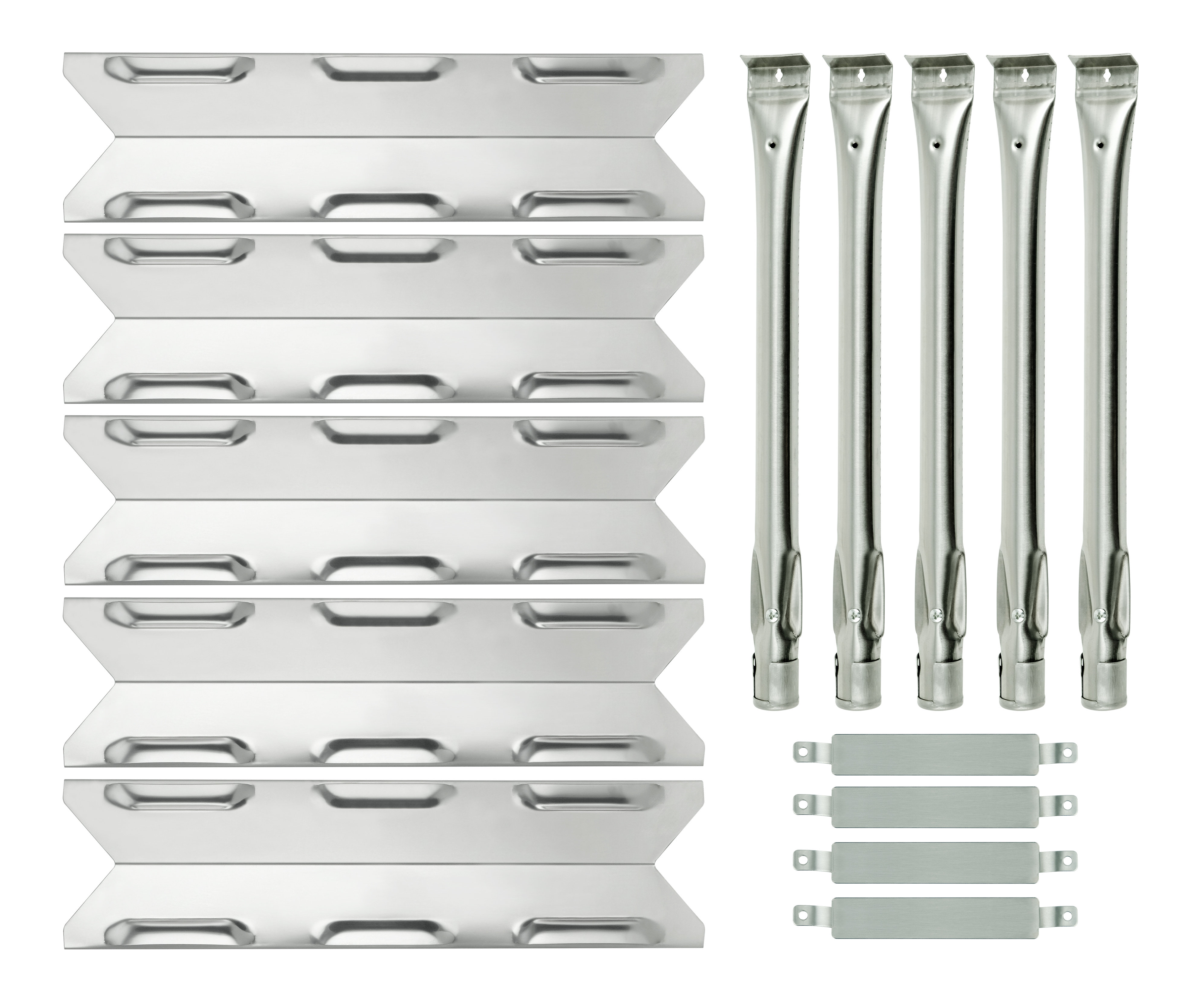 Permasteel 5 Burner SS Grill Part Package (Burners and Flame Tamers