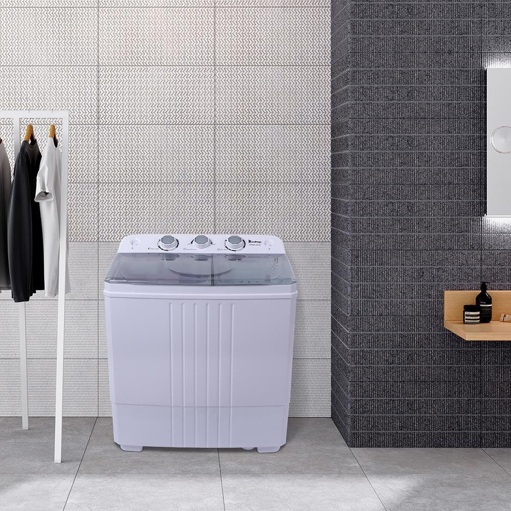 Winado Portable Mini Twin Tub Washing Machine 16.5Lbs Compact Washer & Reviews Wayfair