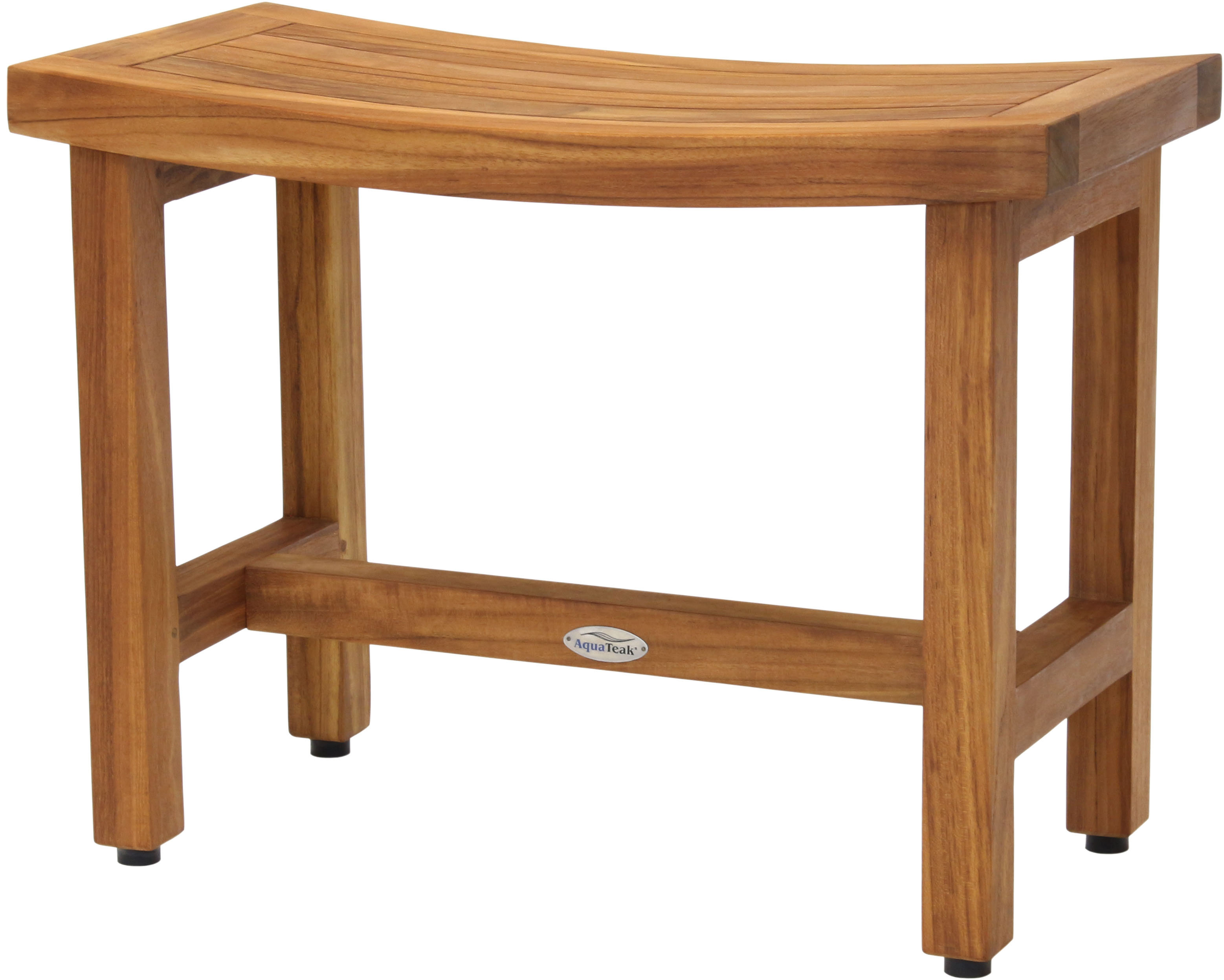 Aqua Teak Sumba Lotus 24'' W Teak Shower Bench & Reviews Wayfair