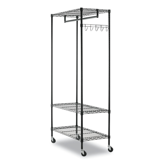 Alera Wire Shelving Series Rolling Clothes Rack & Reviews | Wayfair