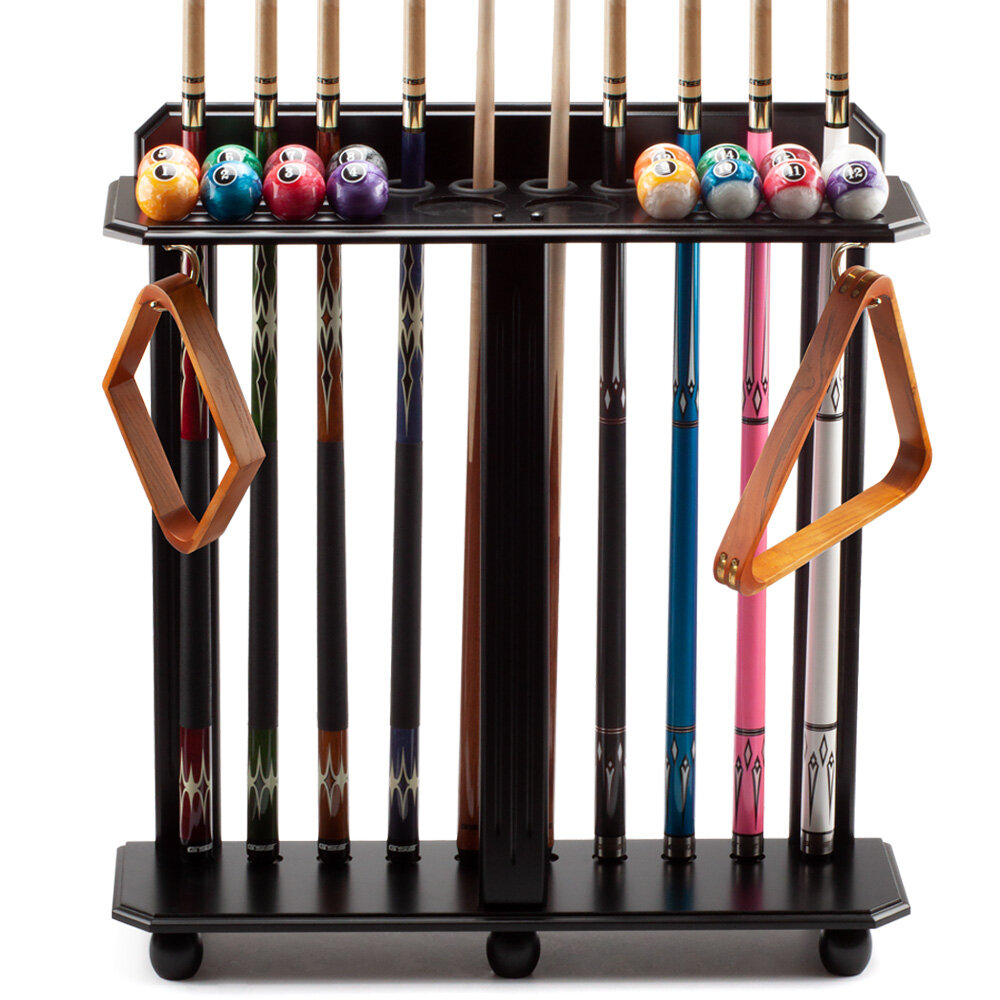 12 X Cue Rack Only For Pool Billiard Stick Ball Set Wall Rack Holder Accessories 