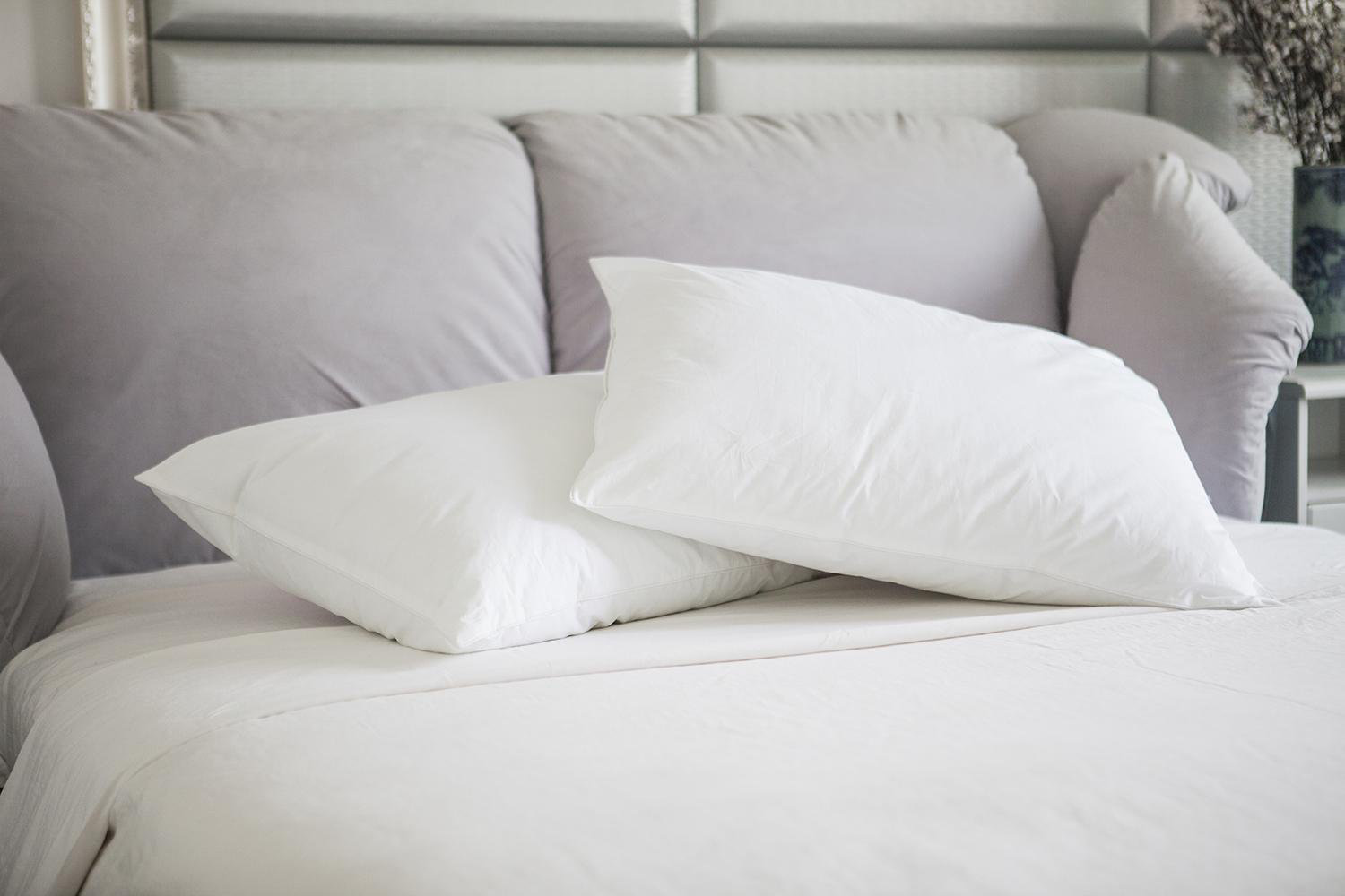 St.James Home Natural Duck Feather Memory Foam Jumbo Pillow & Reviews