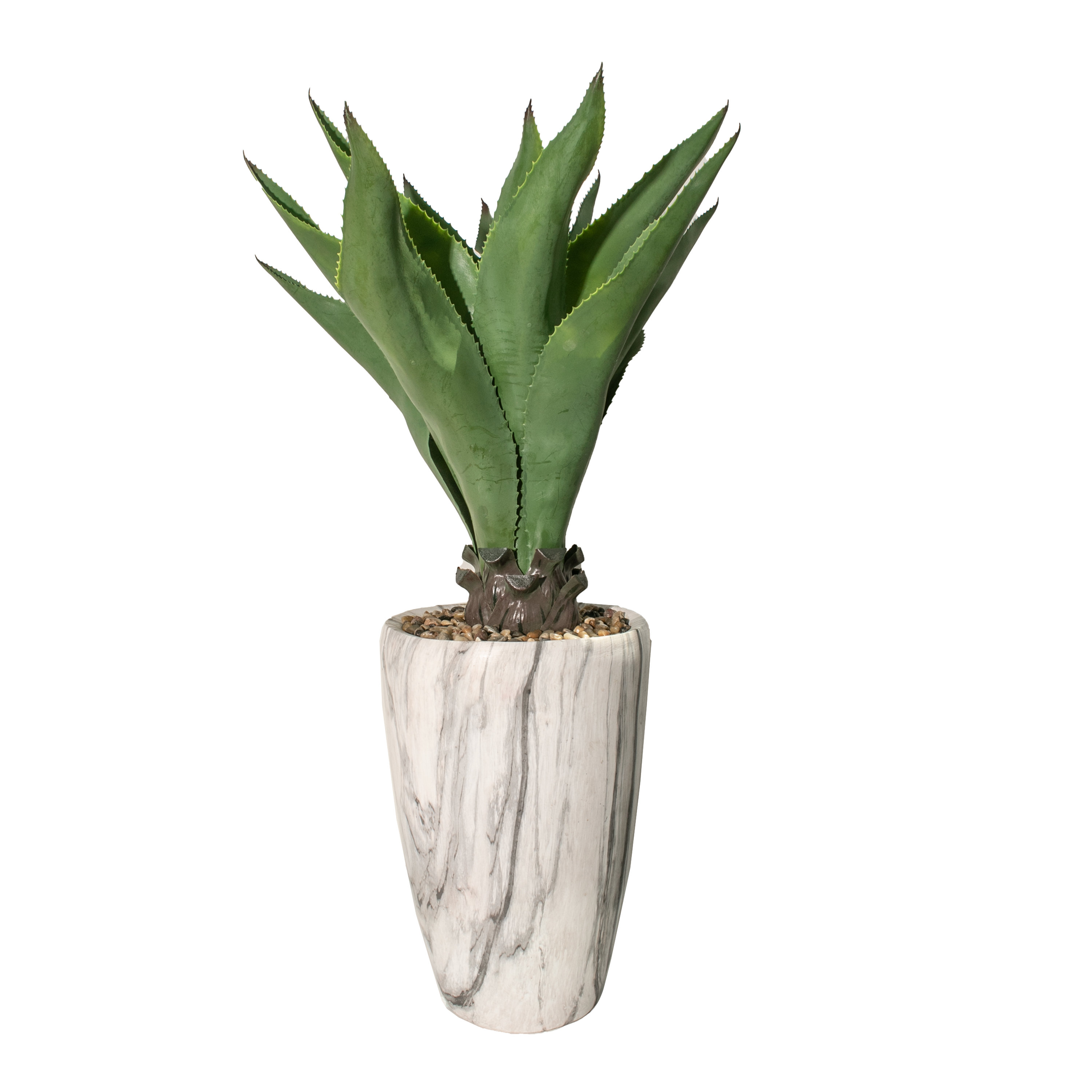 Primrue 36'' Faux Agave Plant in Fiberstone Planter & Reviews Wayfair