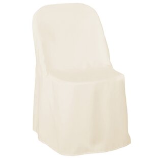 50 Ivory Polyester FOLDING Flat CHAIR COVERS Wedding Party Banquet Decorations 