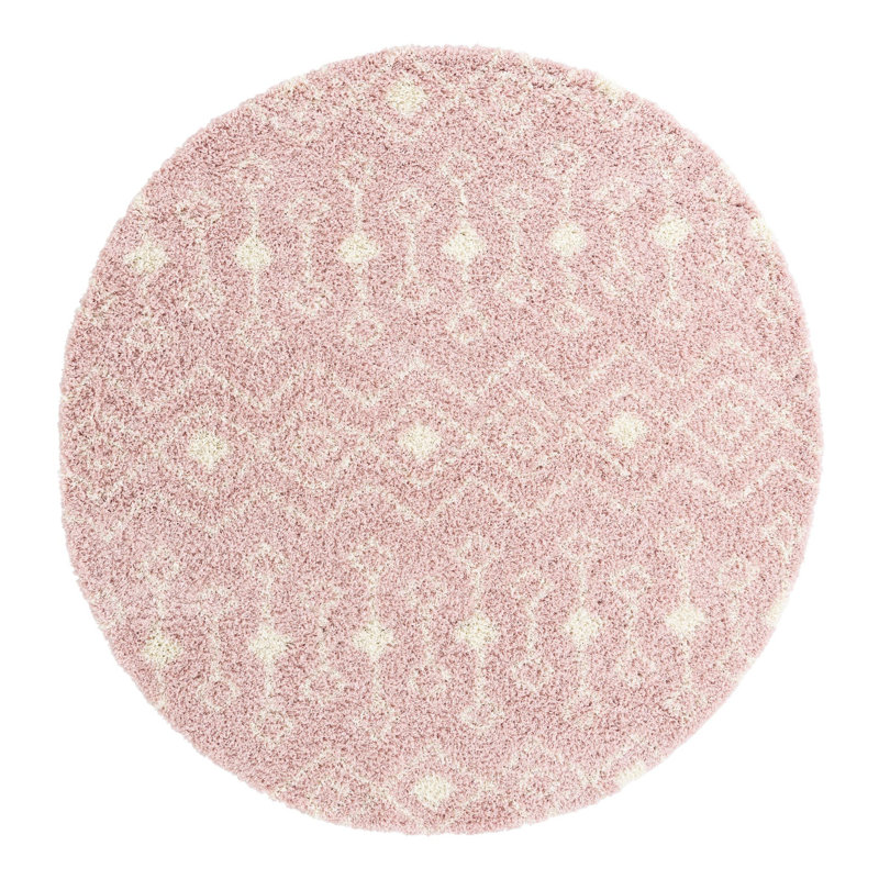 Langley Street Griego Performance Light Pink Rug & Reviews | Wayfair