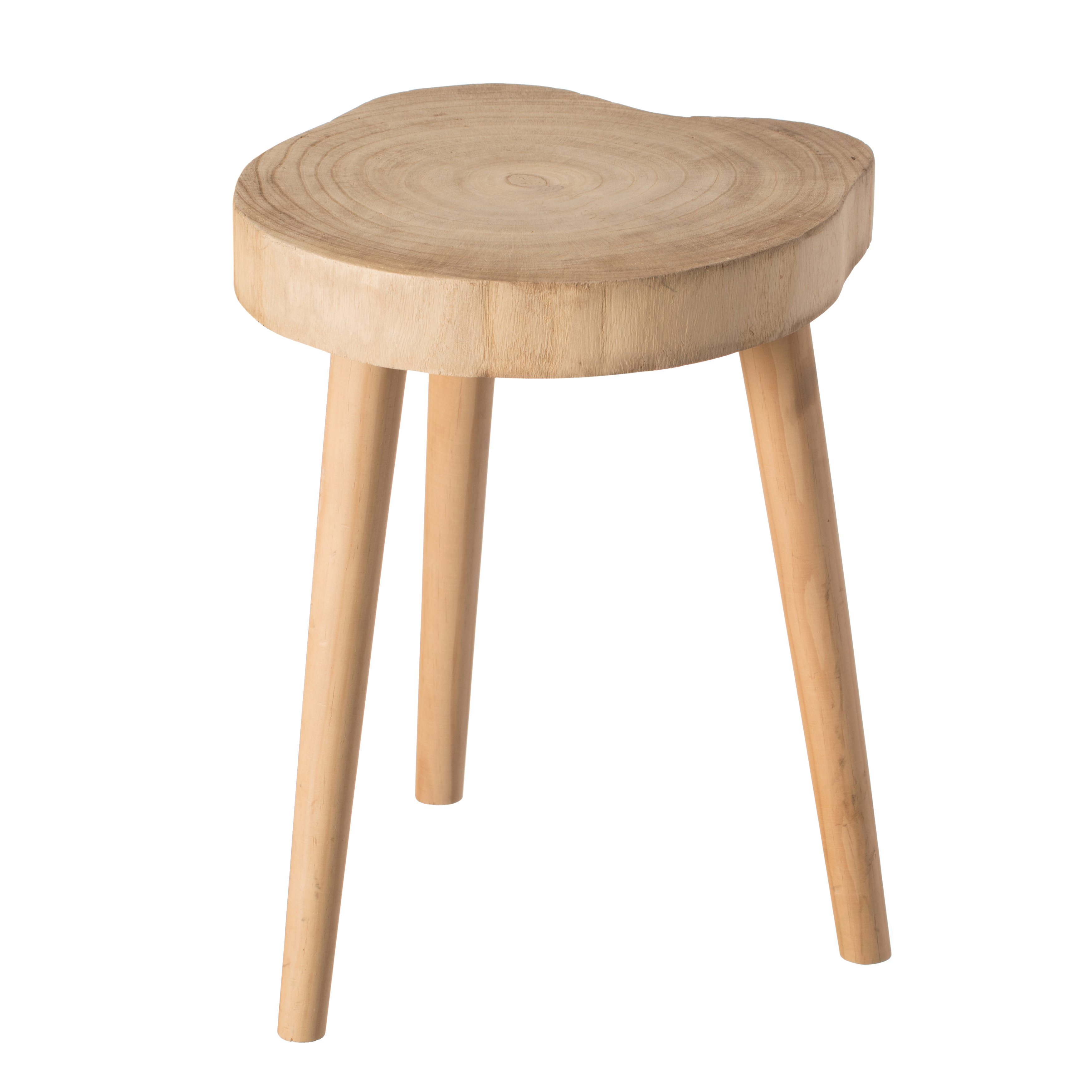 Loon Peak® Brealle 15.25'' Tall Solid Wood Accent Stool & Reviews Wayfair