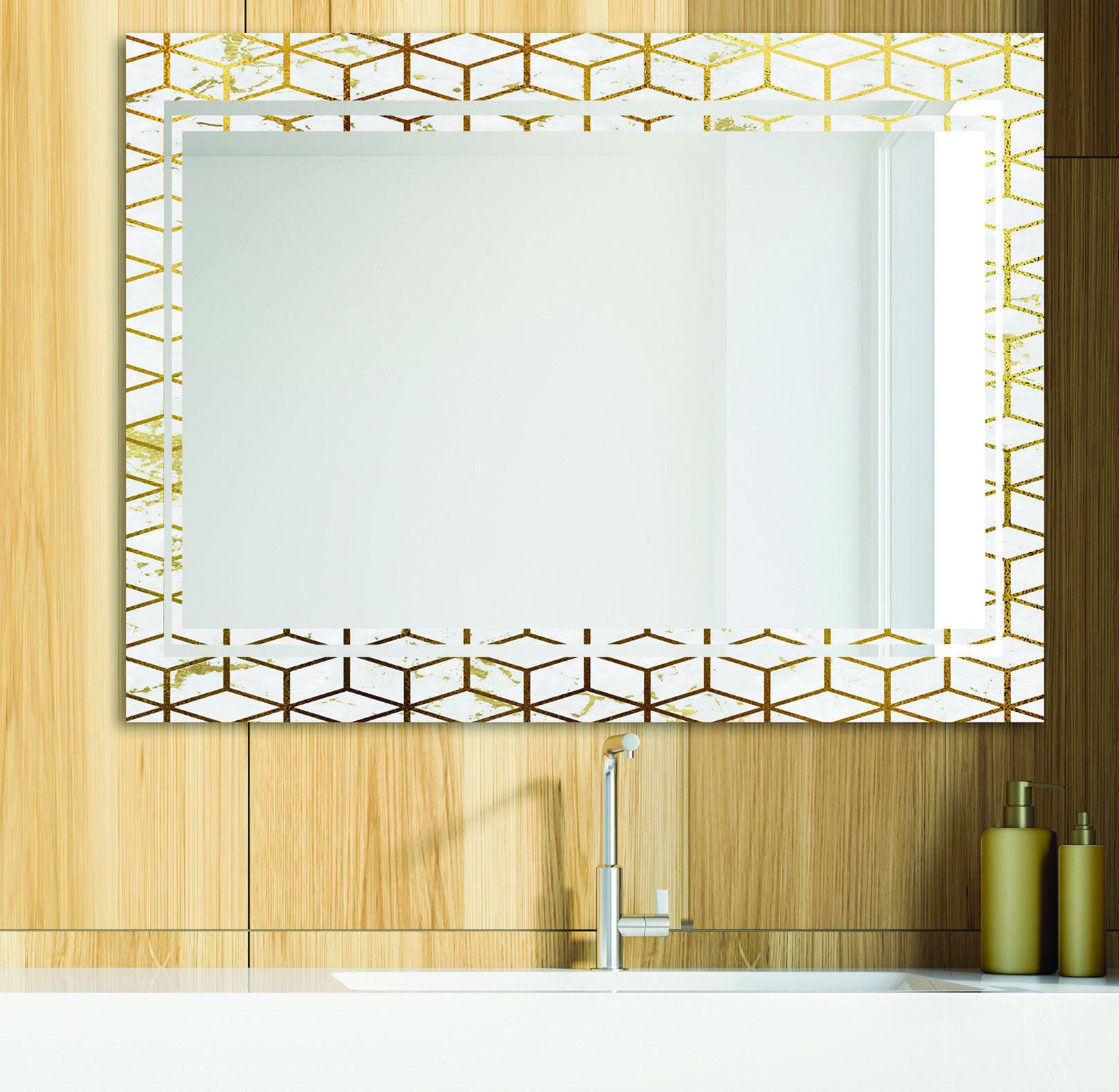East Urban Home Capital Glam Bathroom/Vanity Mirror Wayfair