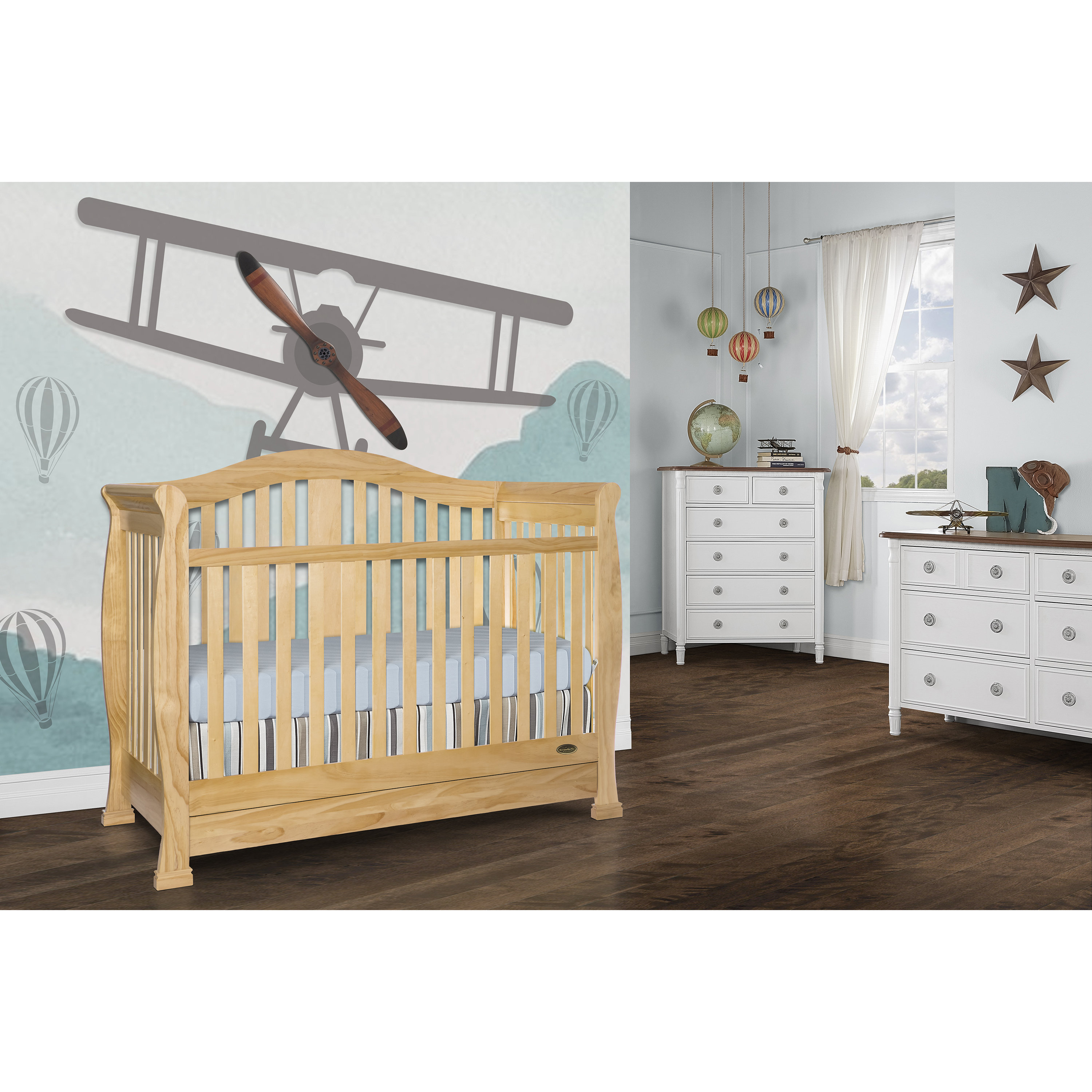 Dream On Me Addison 5in1 Convertible Crib and Storage & Reviews Wayfair
