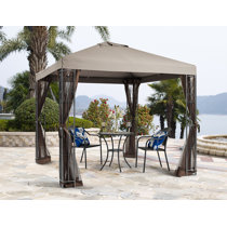 8x8 Gazebo With Netting | Wayfair