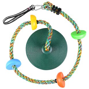 Kids Blue Indoor Outdoor Climbing Rope 6.5 ft Playground Fitness Play Toy 