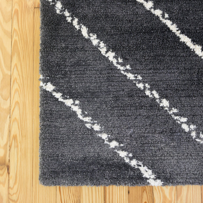 Union Rustic Bowden Black Rug & Reviews | Wayfair