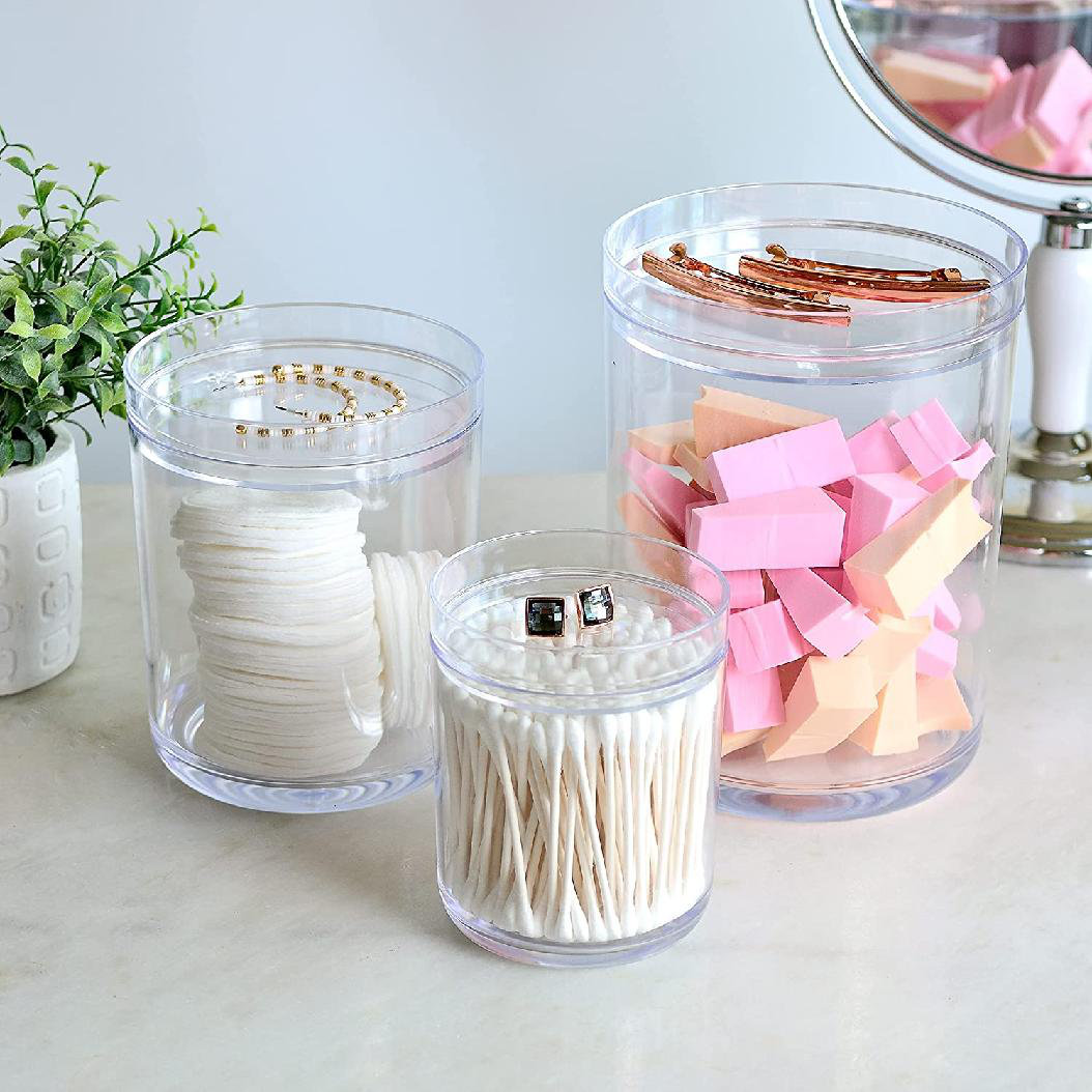 Latitude Run® Acrylic Bathroom Storage Container Wayfair