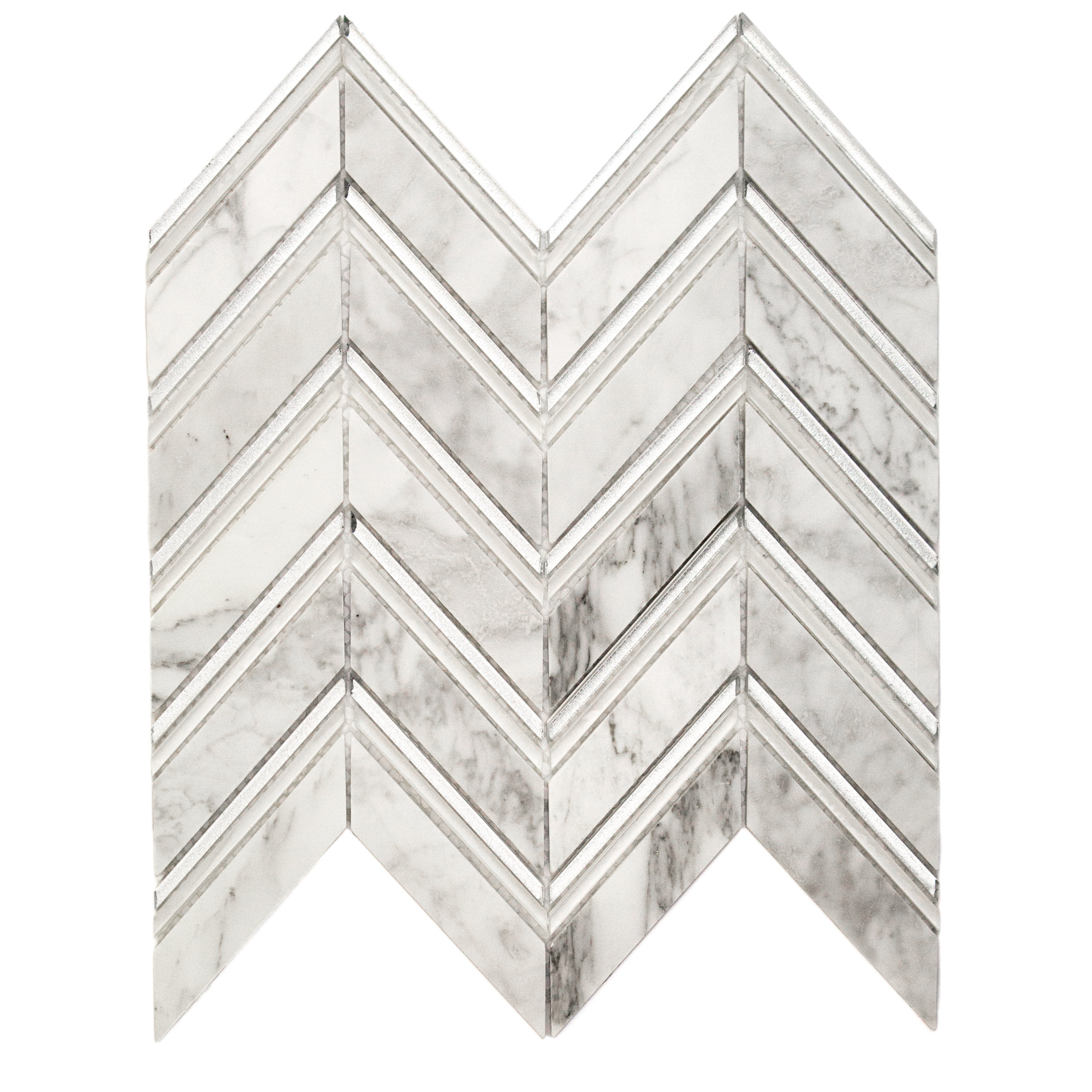 Ivy Hill Tile Royal Natural Stone Herringbone / Chevrone Wall & Floor
