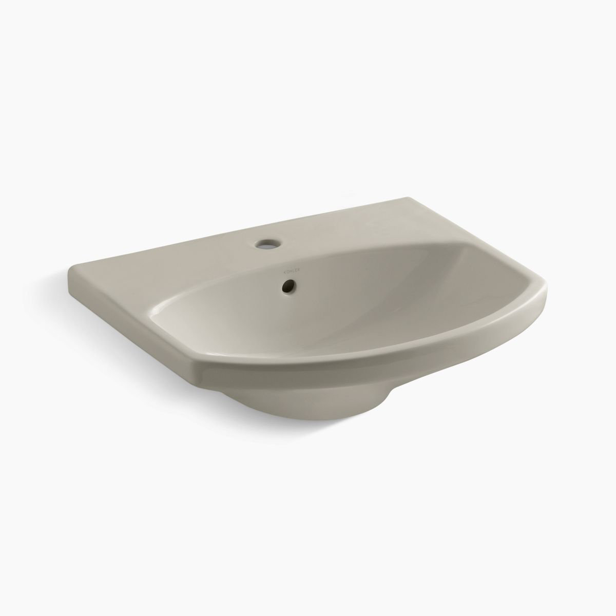 Kohler Cimarron® Vitreous China 23" Pedestal Bathroom Sink with