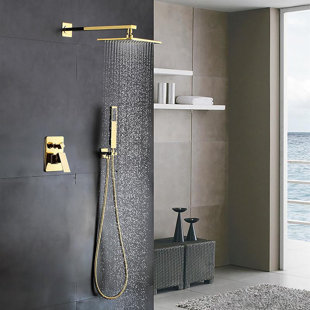 Thermostatic Complete Shower System with Rough-in Valve