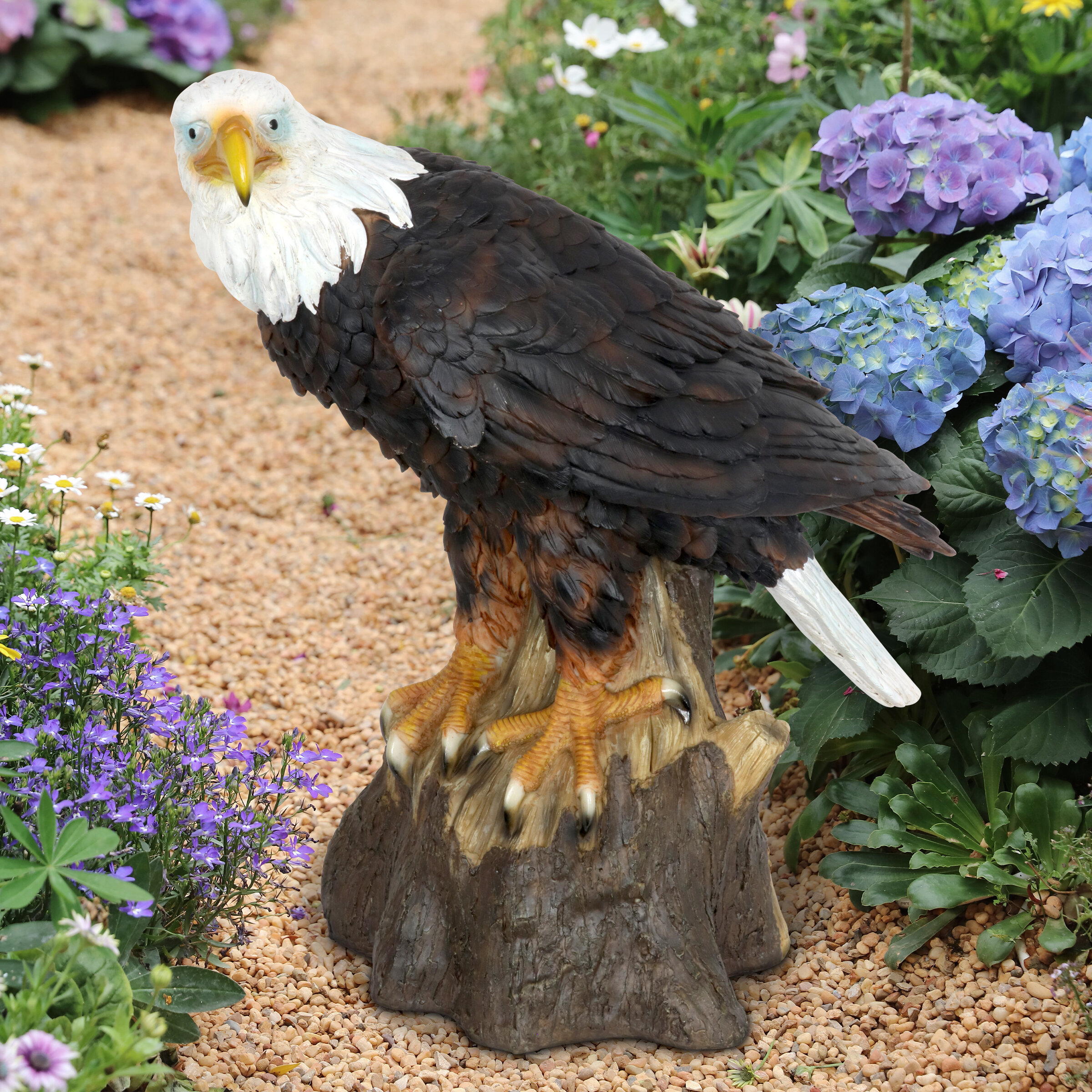 Bald Eagle Standing Figurine 13 inch per Each 