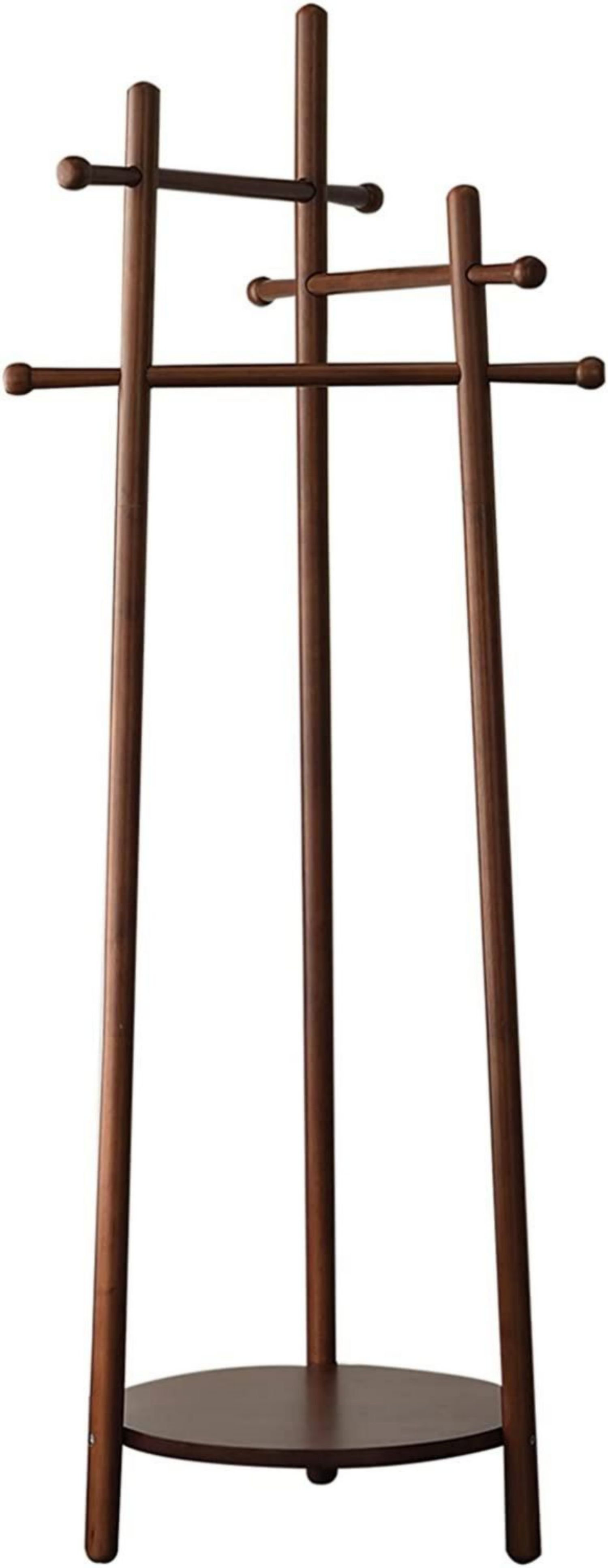 Latitude Run® Solid Wood 6 Hook Freestanding Coat Rack Wayfair